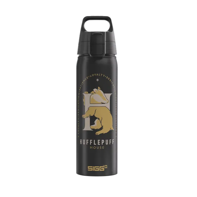 sigg-wmb-one-hufflepuff-0-75-l-botella-de-agua-de-acero-inoxidable-con-dise-o-hu image 1