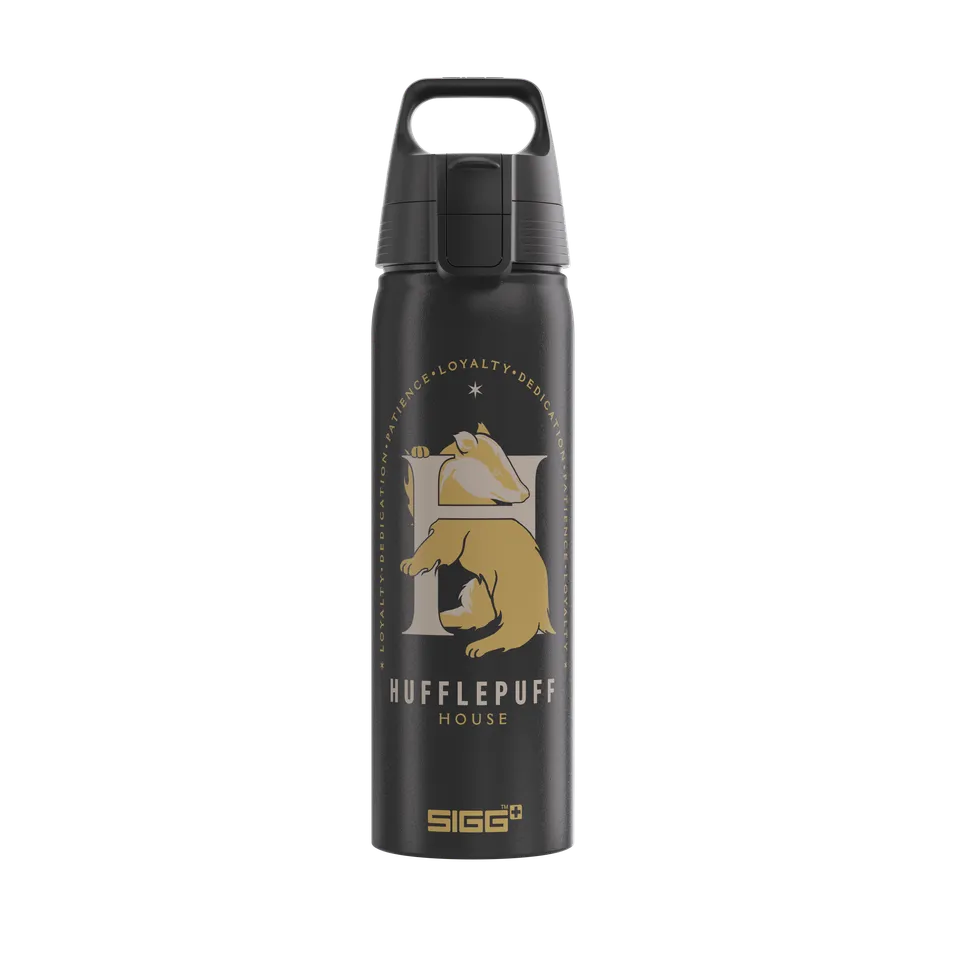 sigg-wmb-one-hufflepuff-0-75-l-botella-de-agua-de-acero-inoxidable-con-dise-o-hu image 1