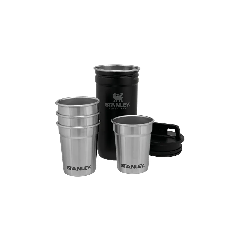 stanley-1913-adventure-set-de-4-vasos-de-chupito-acero-inoxidable-59-ml-2-oz-mat image 1