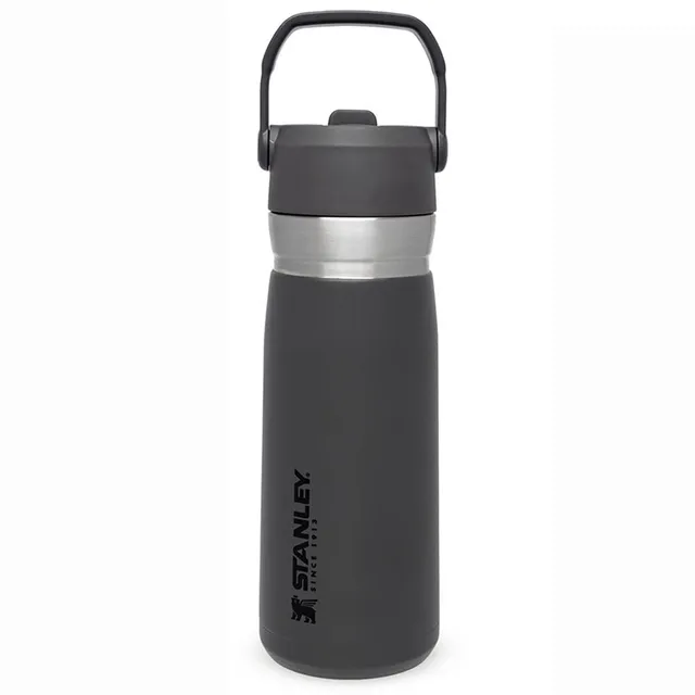 stanley-1913-flip-straw-botella-de-agua-con-pajita-0-65l-charcoal-botella-t-rmic image 1