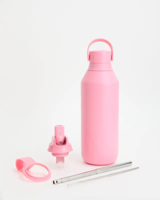 chilly-s-serie-3-flip-duo-lotus-pink-pack-botella-y-tapa-flip-con-pajita-de-acer image 1