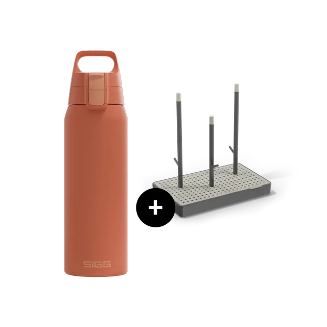 sigg-shield-therm-one-everyday-set-botella-t-rmica-1l-rejilla-de-secado-eco-red image 1