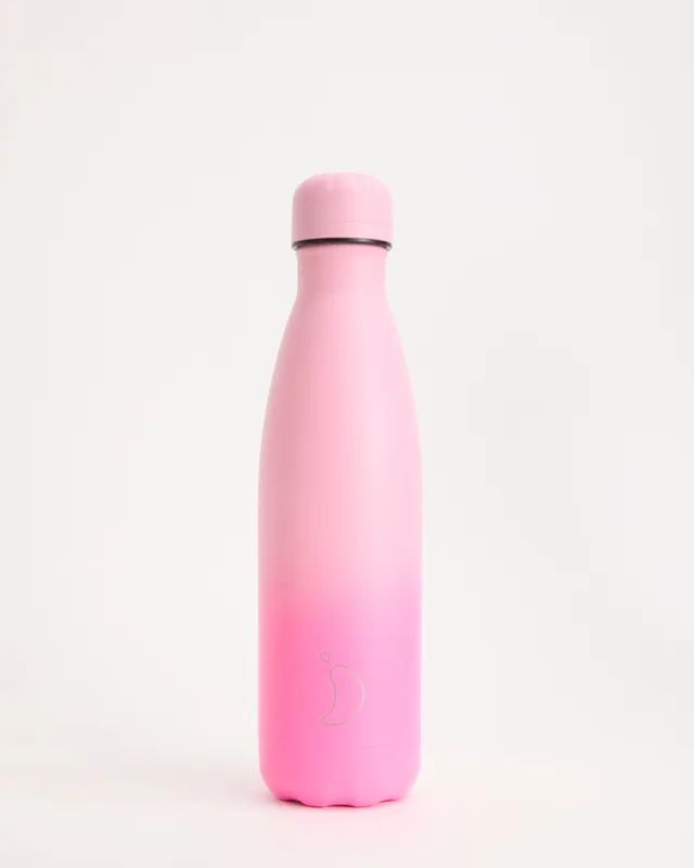 chilly-s-original-fluro-pink-gradient-botella-de-agua-aislada-con-degradado-fr-o image 1