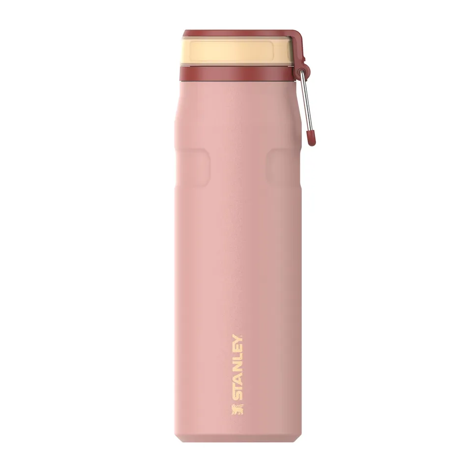 stanley-1913-flip-straw-2-0-botella-de-agua-con-pajita-0-7l-peach-rose-acero-ino image 1