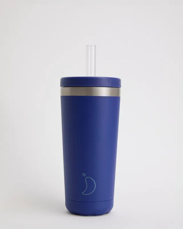 chilly-s-original-blue-straw-vaso-con-pajita-reutilizable-dise-o-azul-compatible image 1