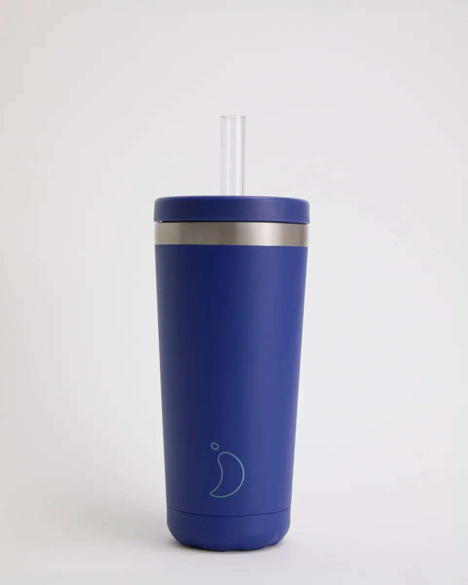 chilly-s-original-blue-straw-vaso-con-pajita-reutilizable-dise-o-azul-compatible image 1