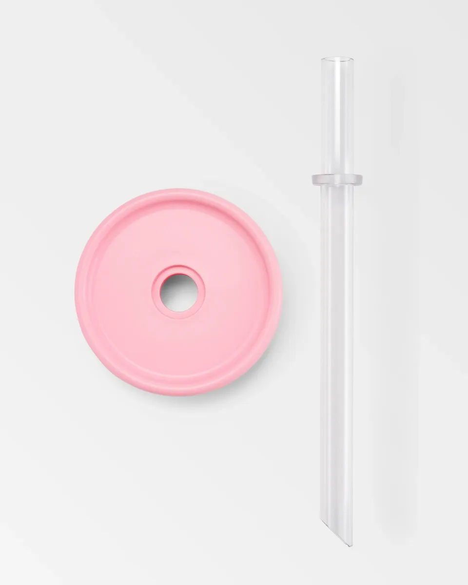 chilly-s-pink-original-straw-lid-tapa-de-pajita-para-vaso-de-caf-original-500-ml image 1