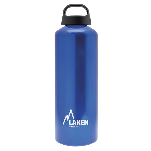 laken-classic-1l-boca-ancha-botella-de-aluminio-reutilizable-azul-libre-de-bpa image 1