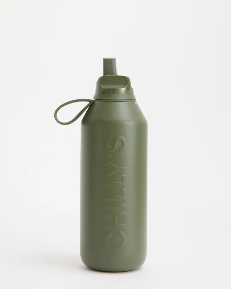 chilly-s-series-3-flip-cargo-green-botella-deportiva-de-acero-inoxidable-100-ant image 1