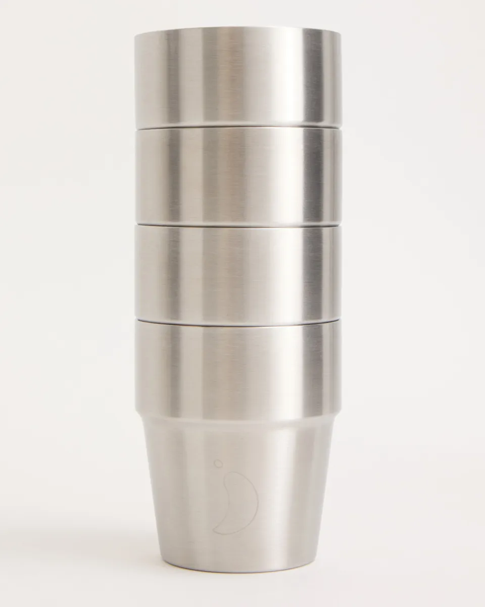 chilly-s-stackable-cups-set-de-4-vasos-apilables-de-acero-inoxidable-de-doble-pa image 1