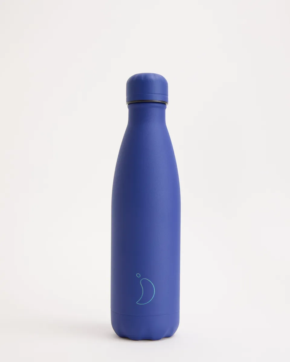 chilly-s-matte-blue-botella-de-agua-original-t-rmica-antiderrames-acabado-mate image 1