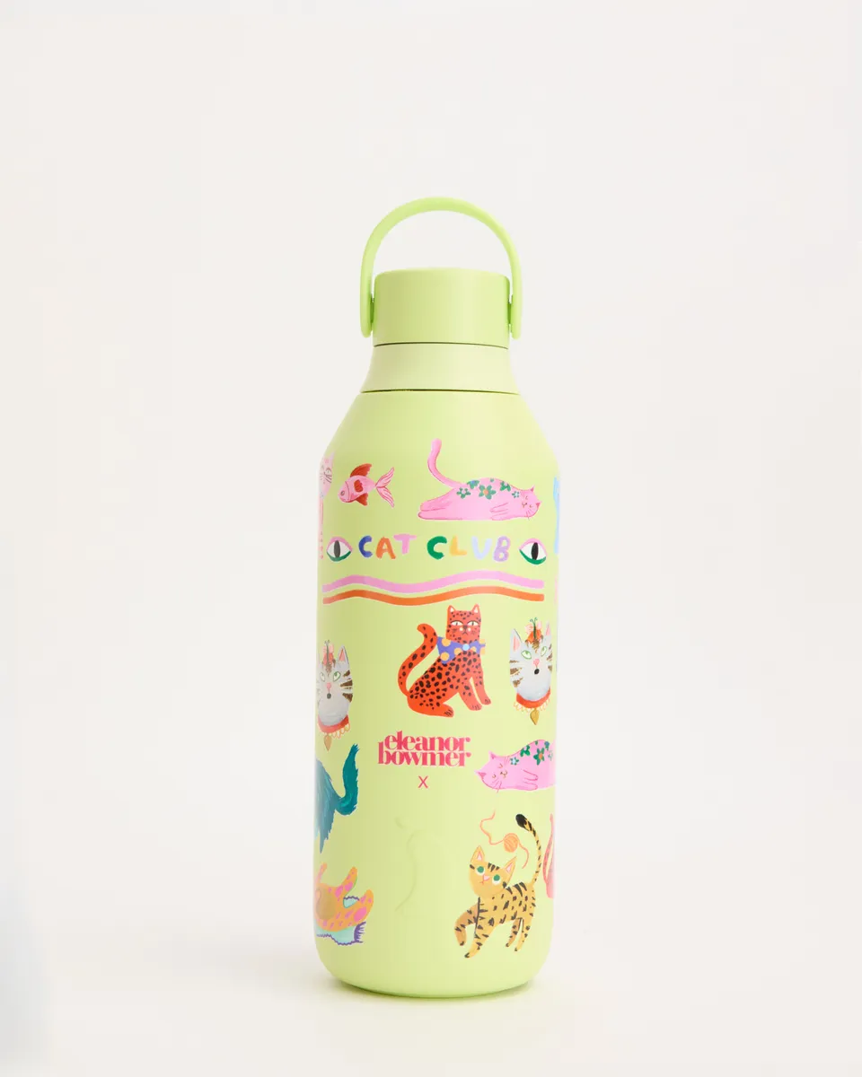 chilly-s-x-eleanor-bowmer-cat-club-botella-de-agua-serie-3-fr-o-36-h-acero-recic image 1