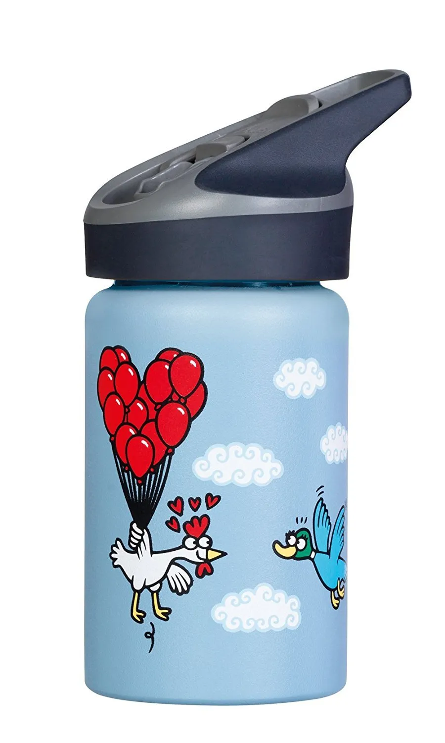 laken-jannu-0-35l-botella-t-rmica-de-acero-inoxidable-boca-ancha-azul-doble-pare image 1
