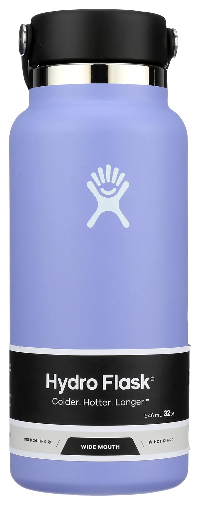 hydro-flask-wide-mouth-946-ml-32-oz-botella-de-agua-de-acero-inoxidable-con-aisl image 1