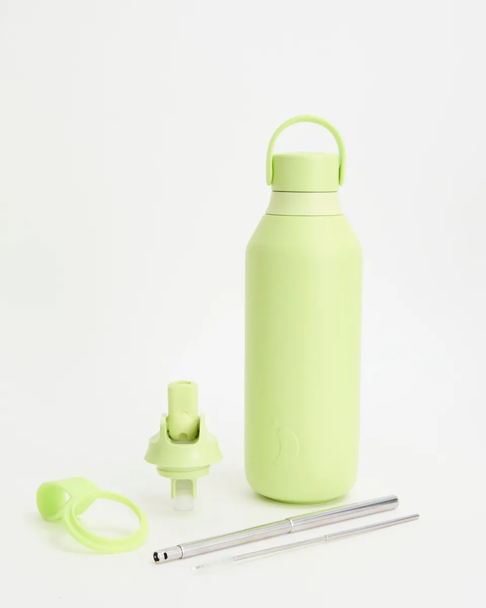 chilly-s-series-3-limelite-green-flip-duo-set-de-botella-aislada-con-tapa-flip-y image 1