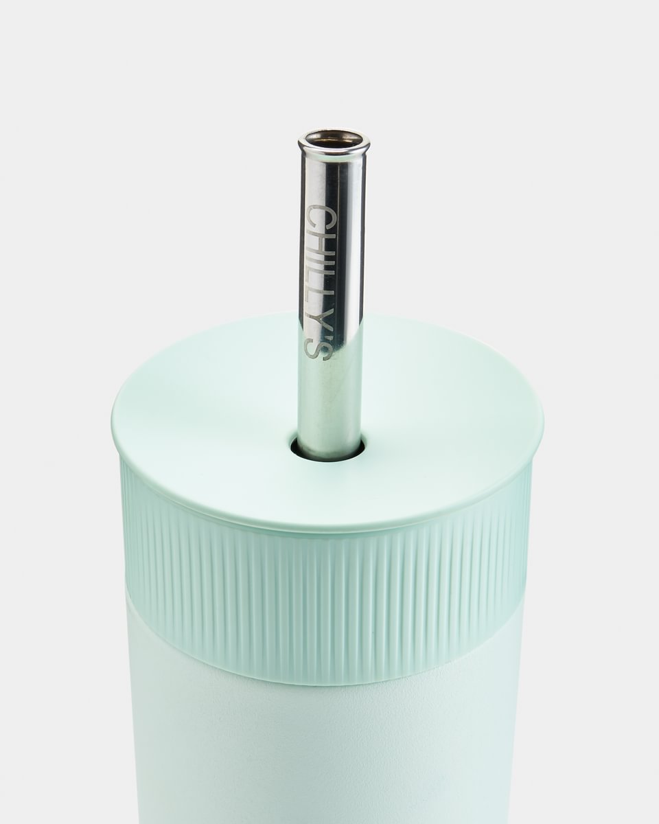 chilly-s-switch-lid-lichen-green-tapa-2-en-1-con-modo-vaso-y-pajita-de-acero-ino image 3