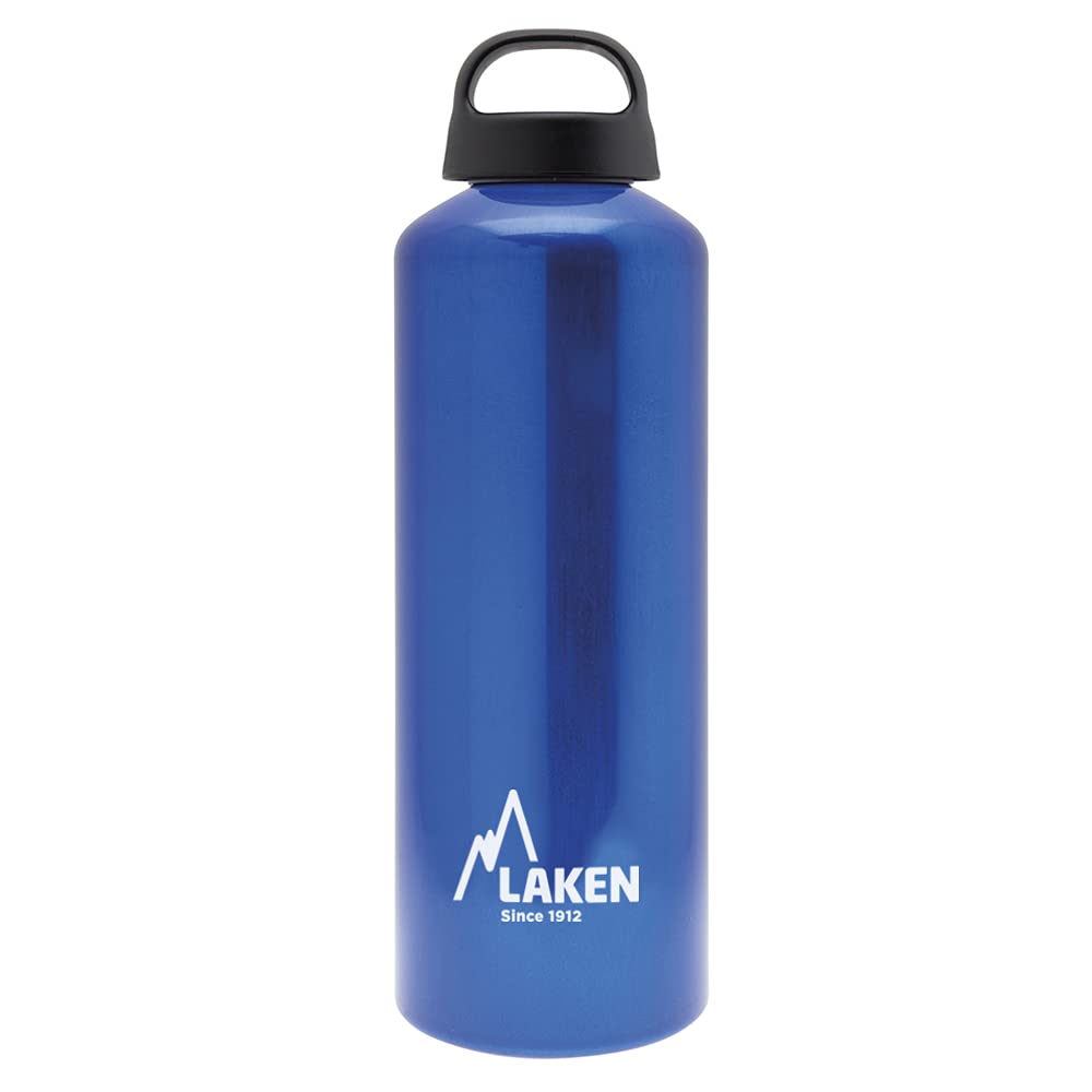 laken-classic-1l-boca-ancha-botella-de-aluminio-reutilizable-azul-libre-de-bpa image 1