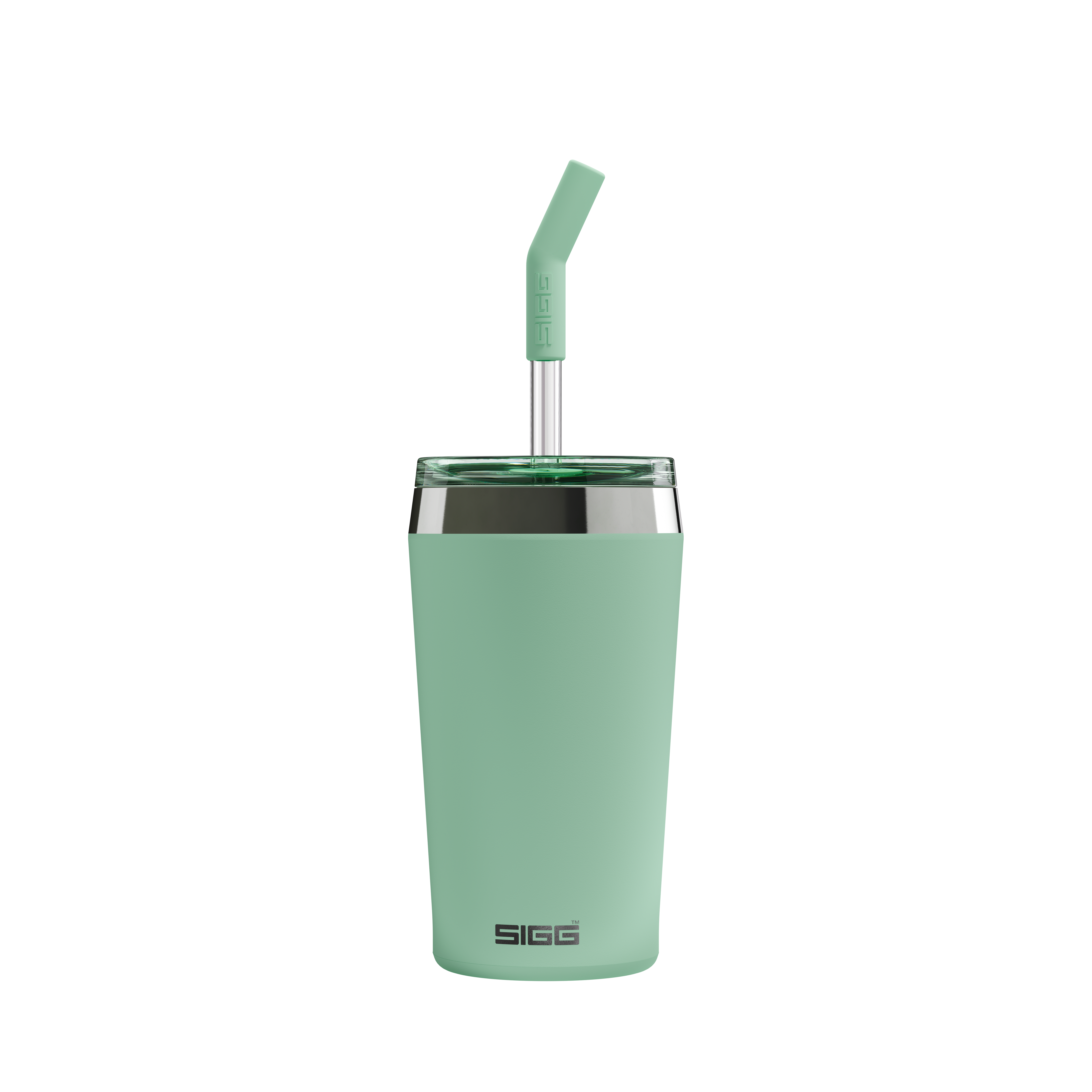 sigg-family-bundle-helia-pack-de-2-vasos-t-rmicos-helia-milky-green-kids-straw-c image 2