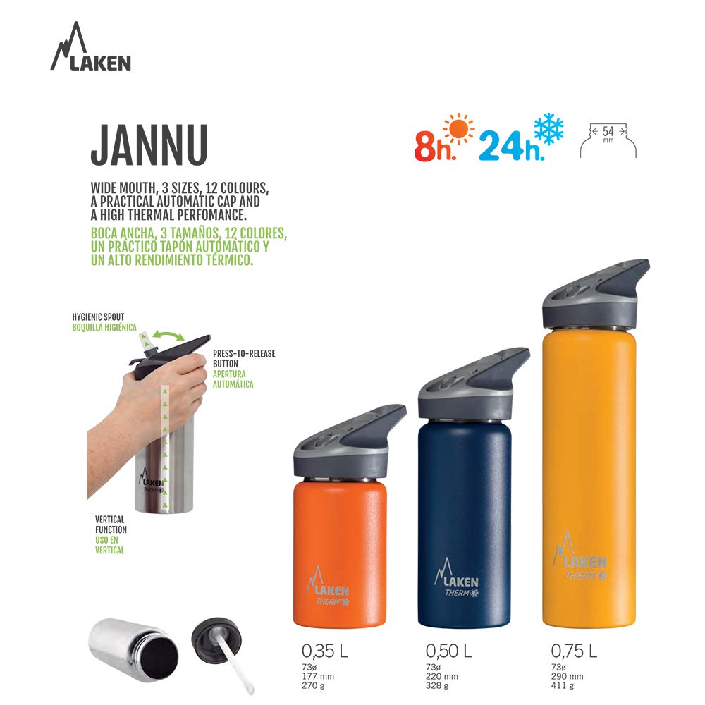 laken-jannu-botella-t-rmica-500-ml-azul-claro-acero-inoxidable-18-8-doble-pared- image 2