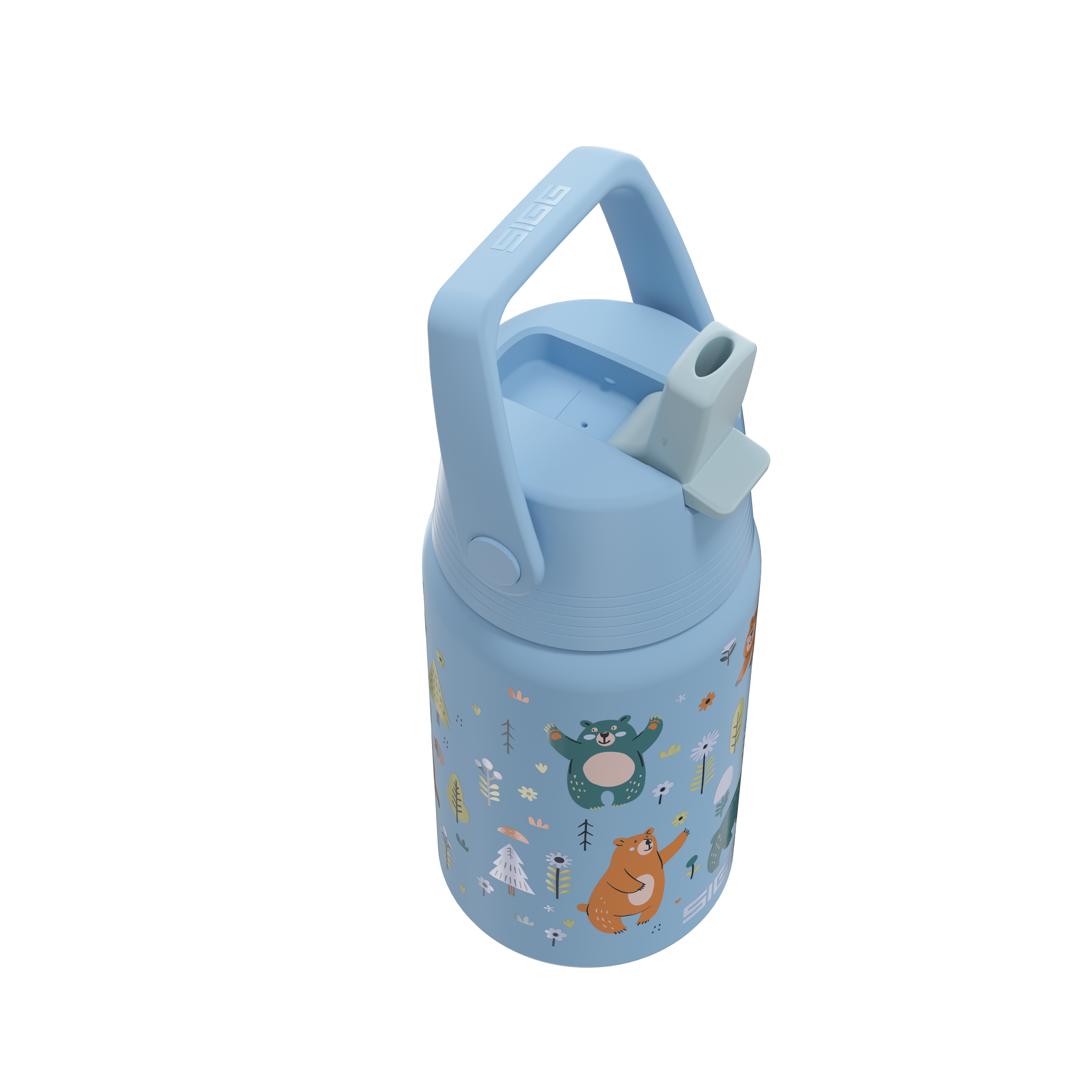 sigg-shield-one-kids-flip-botella-infantil-con-boquilla-de-popote-y-tapa-abatibl image 4