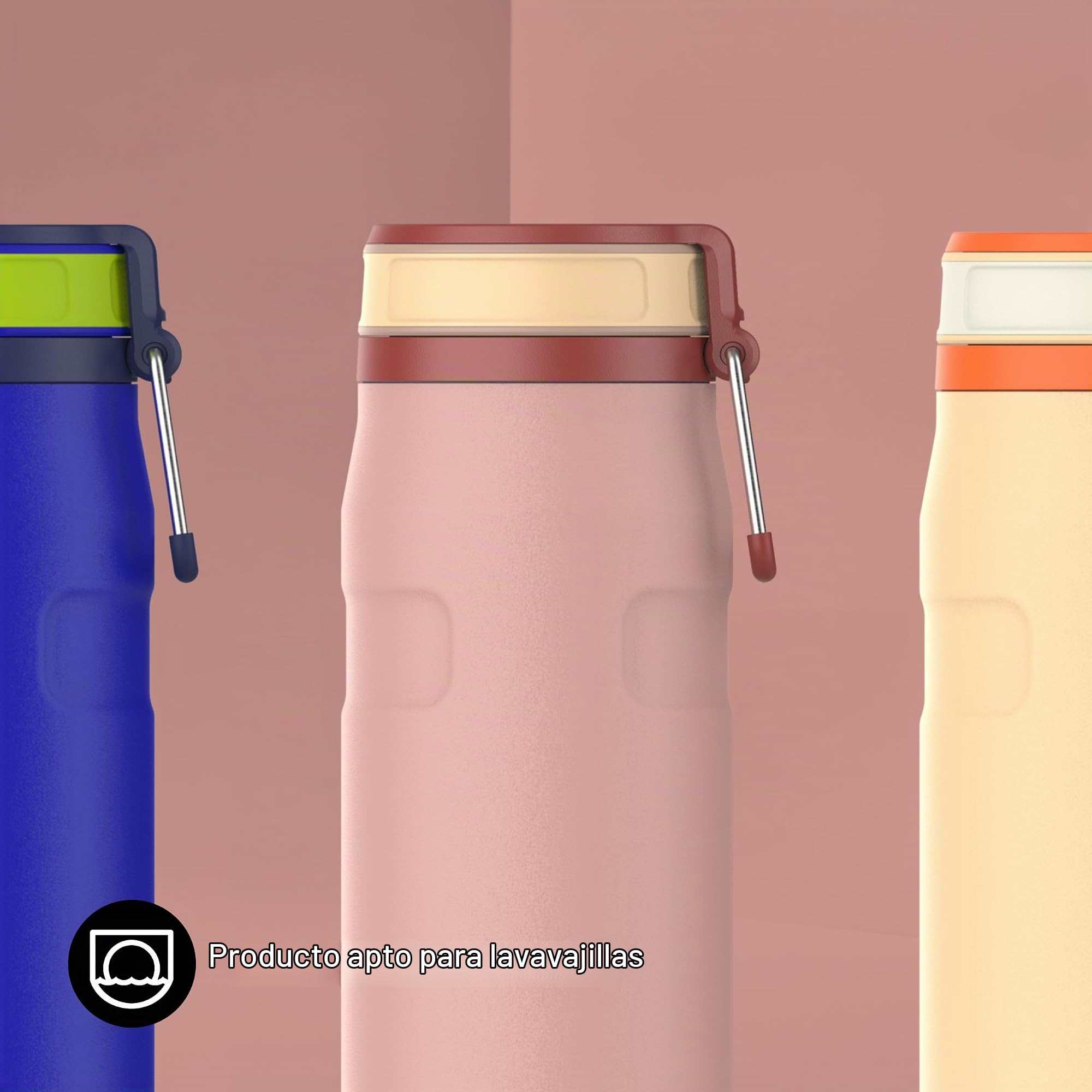 stanley-1913-flip-straw-2-0-botella-de-agua-con-pajita-0-7l-peach-rose-acero-ino image 7