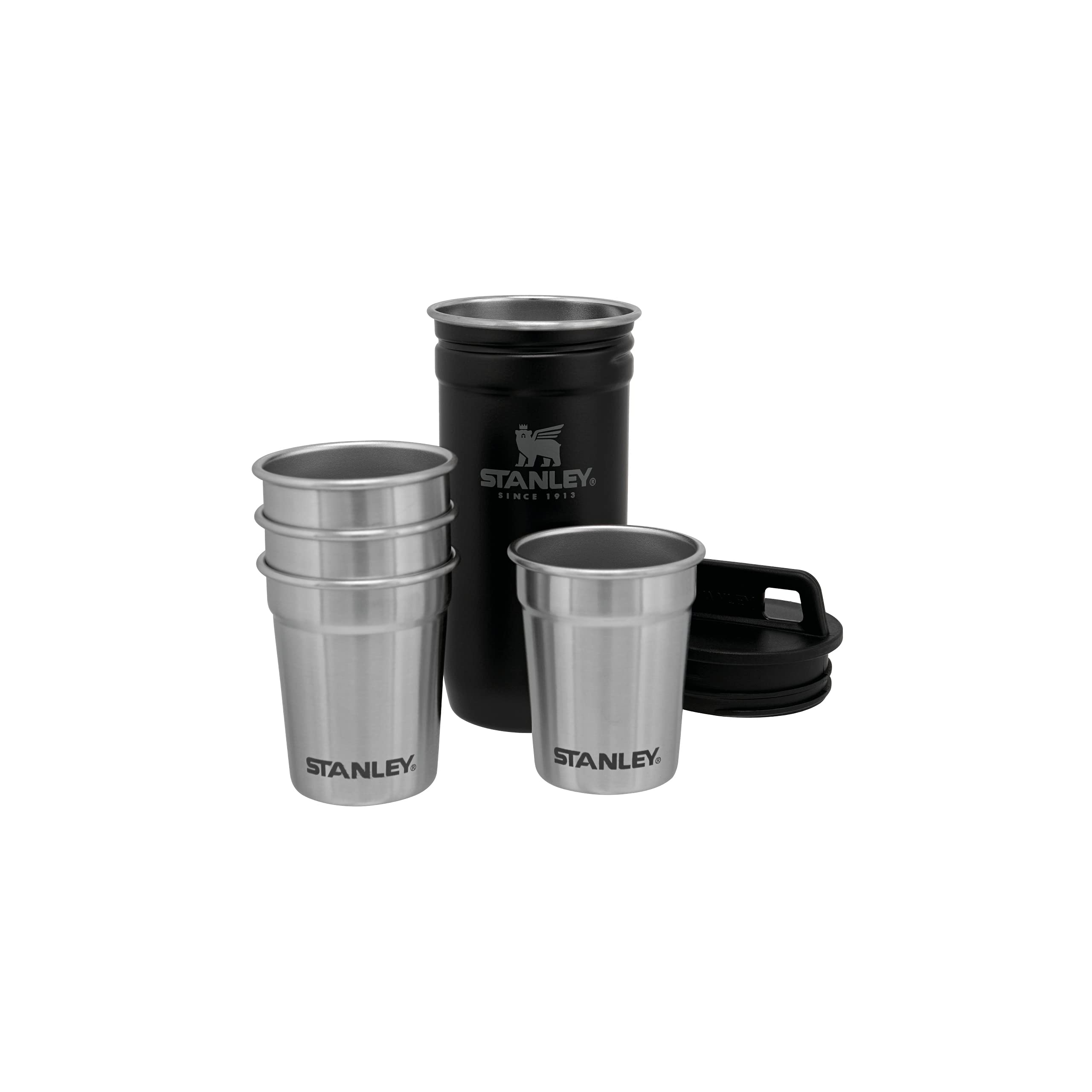 stanley-1913-adventure-set-de-4-vasos-de-chupito-acero-inoxidable-59-ml-2-oz-mat image 1