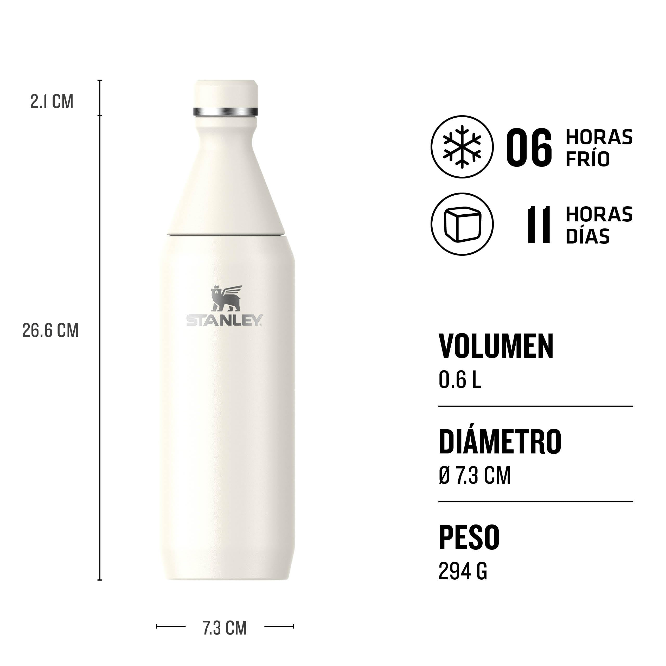 stanley-1913-all-day-slim-botella-de-agua-0-6l-cream-botella-t-rmica-fina-de-ace image 2