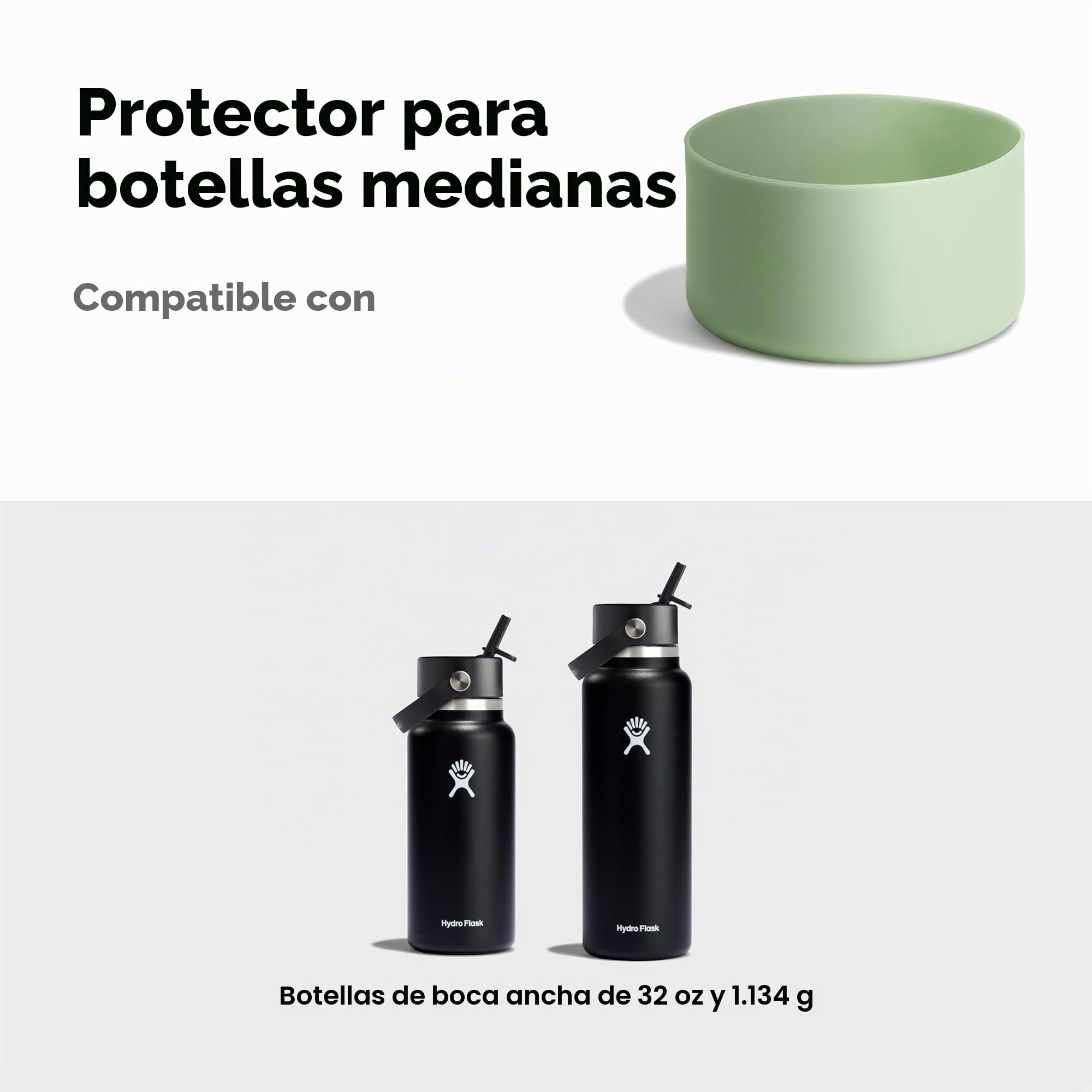 hydro-flask-flex-boot-protector-de-silicona-talla-m-para-botellas-de-boca-ancha image 3