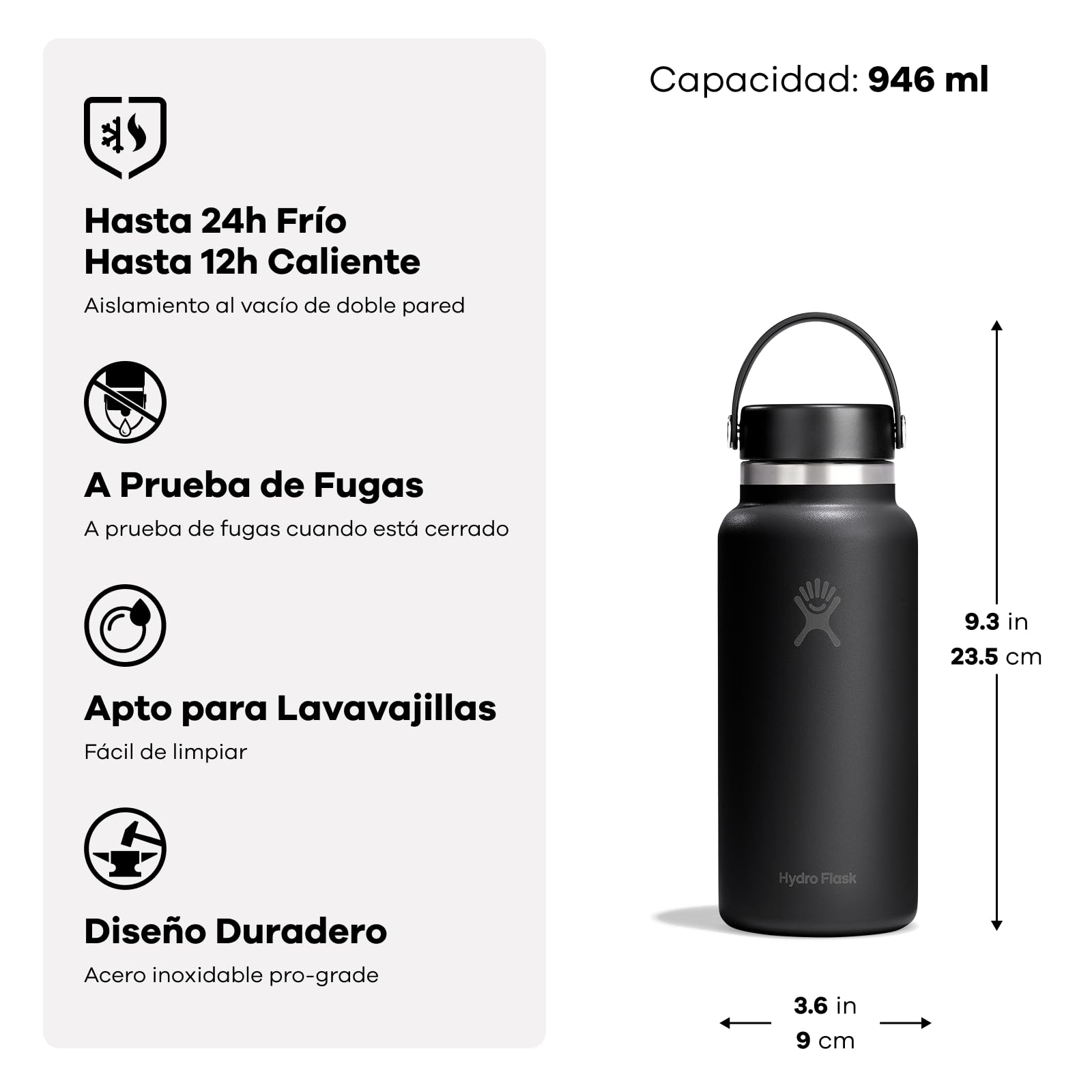 hydro-flask-wide-flex-cap-946-ml-32-oz-botella-de-agua-de-boca-ancha-de-acero-in image 2