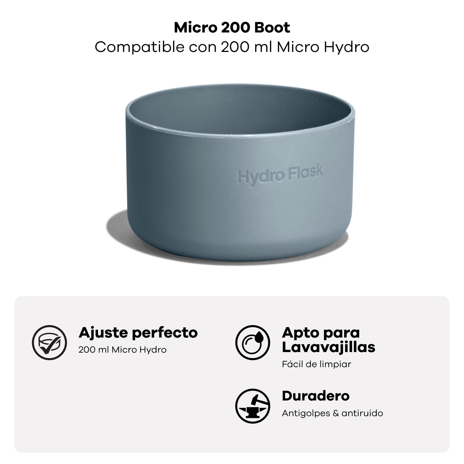 hydro-flask-micro-bottle-boot-negro-protector-de-base-de-silicona-para-micro-hyd image 2