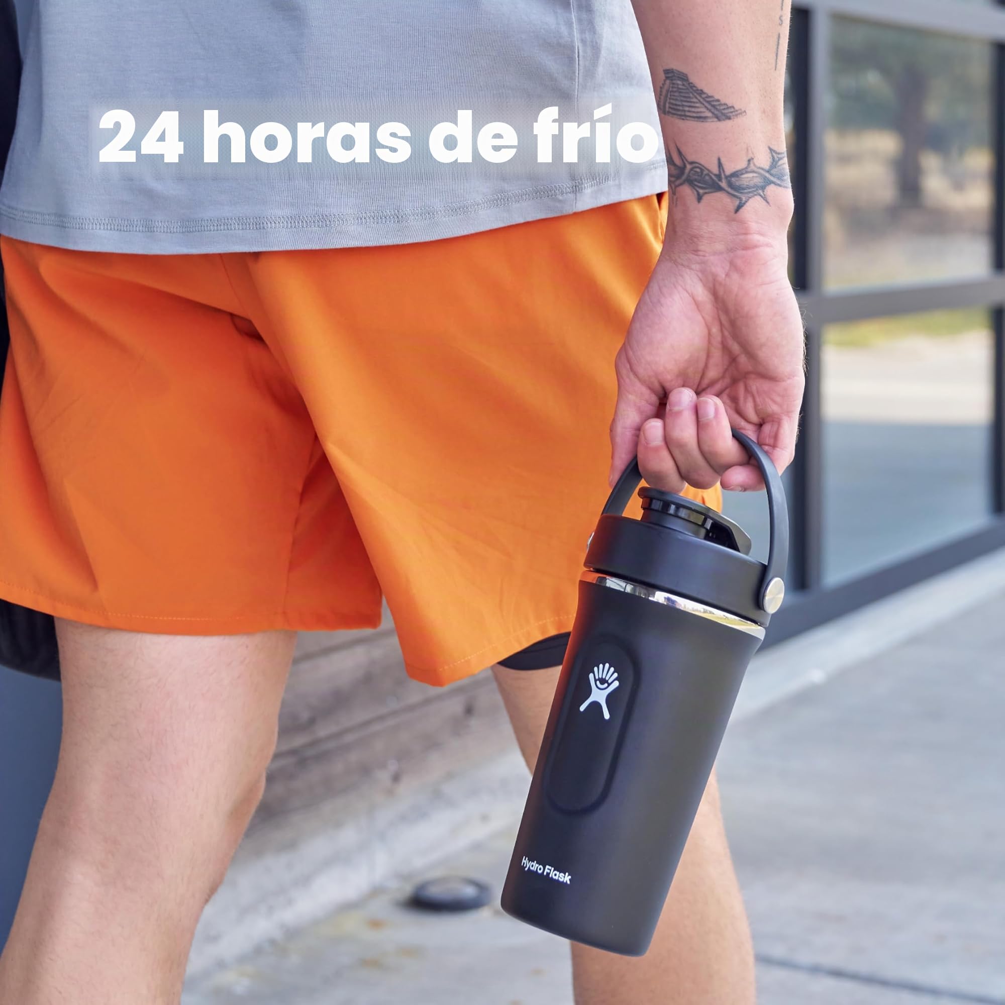 hydro-flask-botella-shaker-de-acero-inoxidable-aislado-710-ml-24-oz-mezclador-re image 4