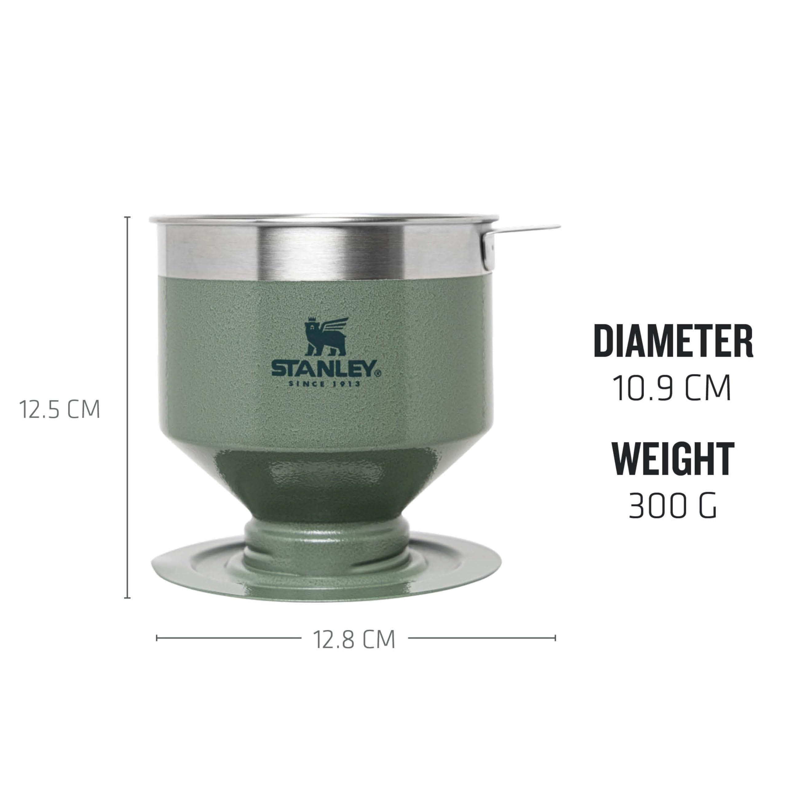 stanley-1913-camp-mug-perfect-brew-set-hammertone-green-cafetera-pour-over-de-ac image 3
