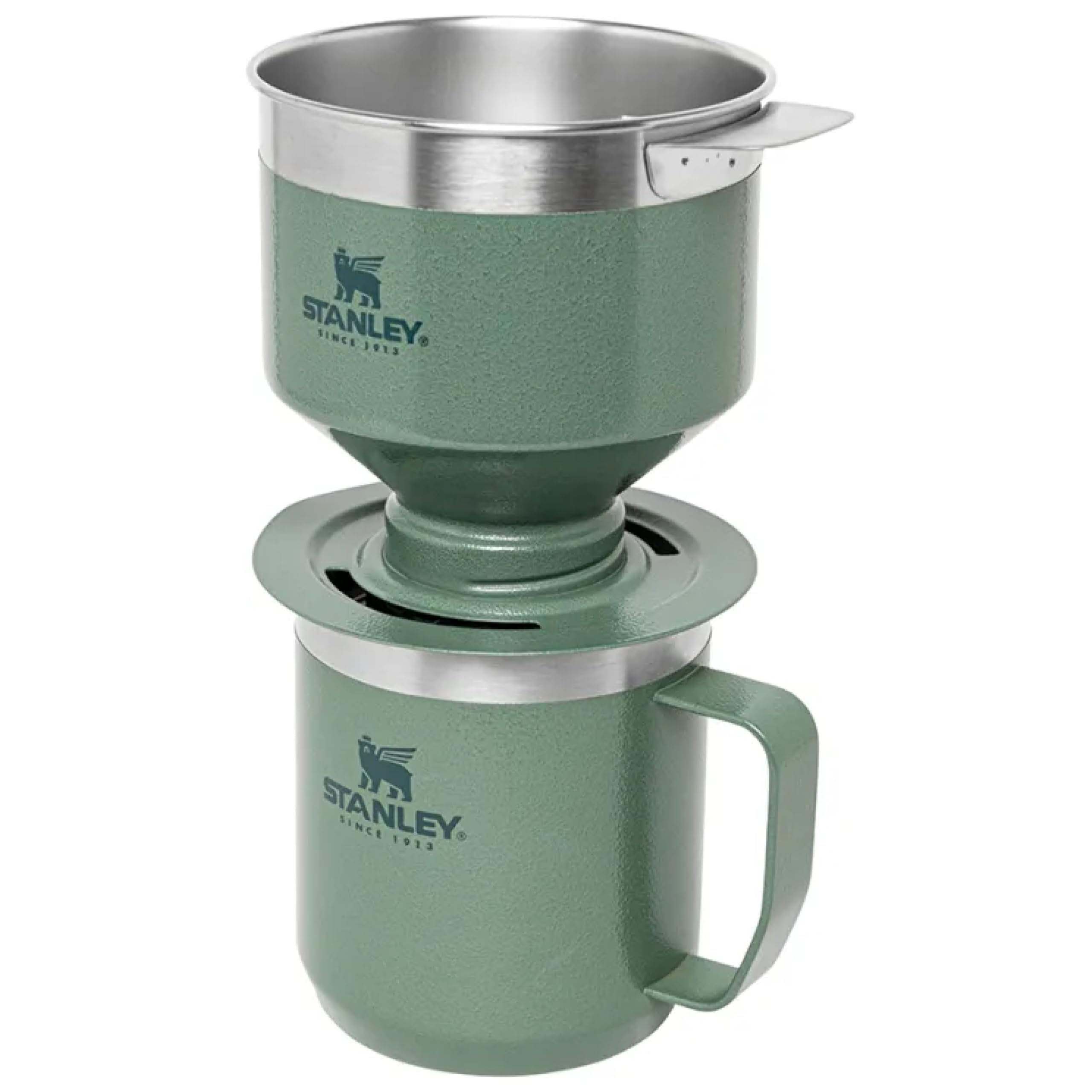 stanley-1913-camp-mug-perfect-brew-set-hammertone-green-cafetera-pour-over-de-ac image 1