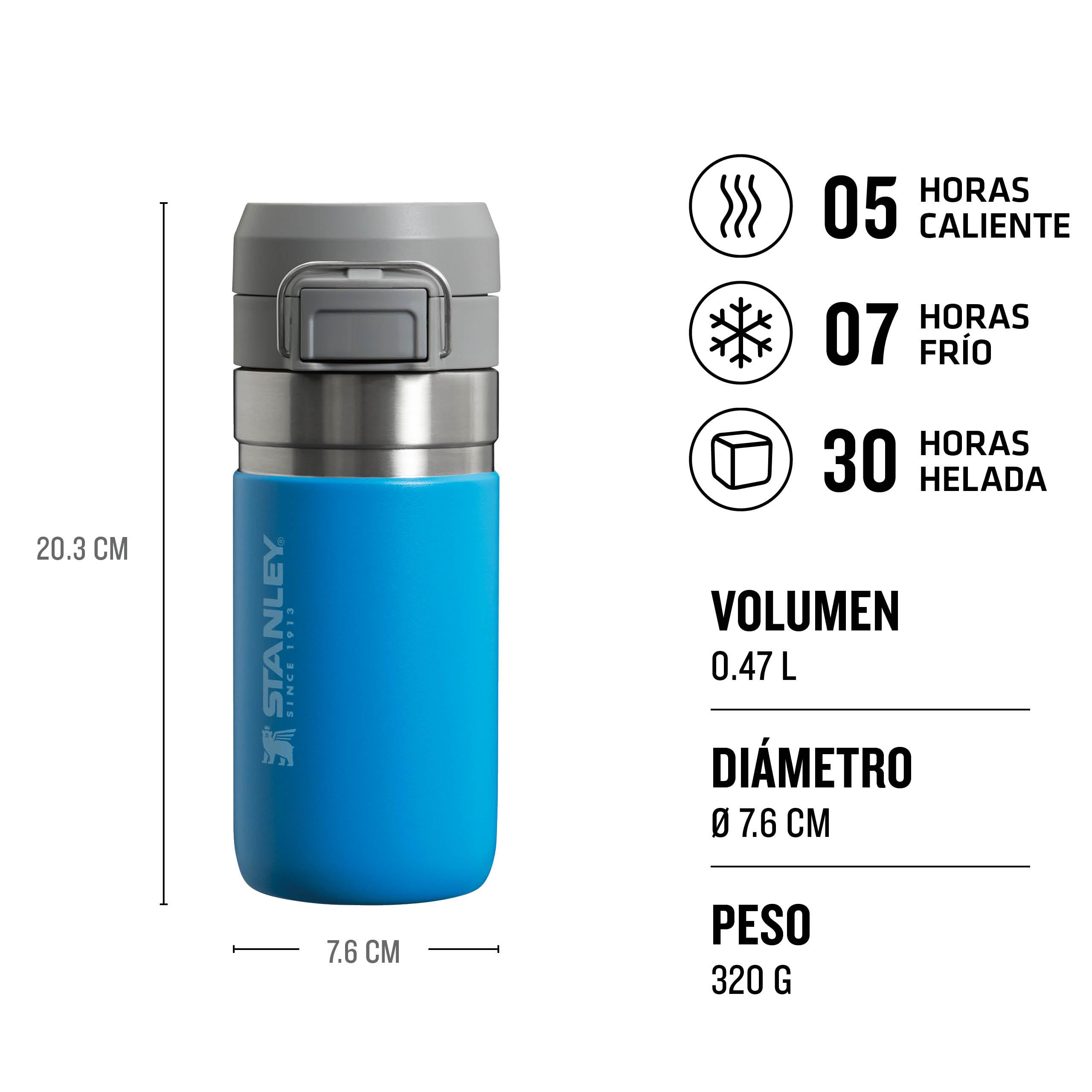 stanley-1913-quick-flip-0-47-l-azure-botella-de-agua-t-rmica-de-acero-inoxidable image 2
