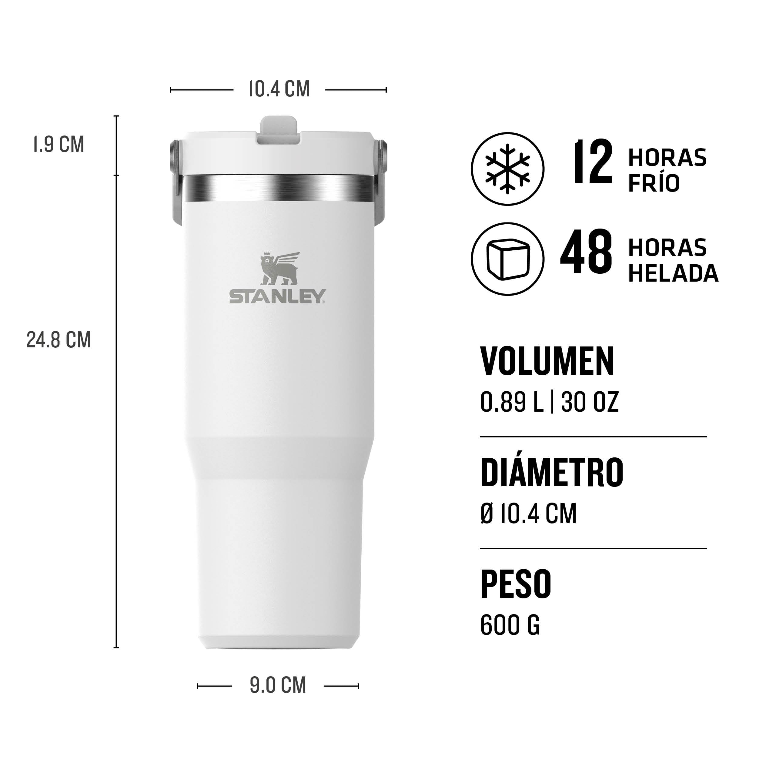 stanley-1913-iceflow-flip-straw-tumbler-0-89l-frost-botella-de-agua-t-rmica-con- image 2