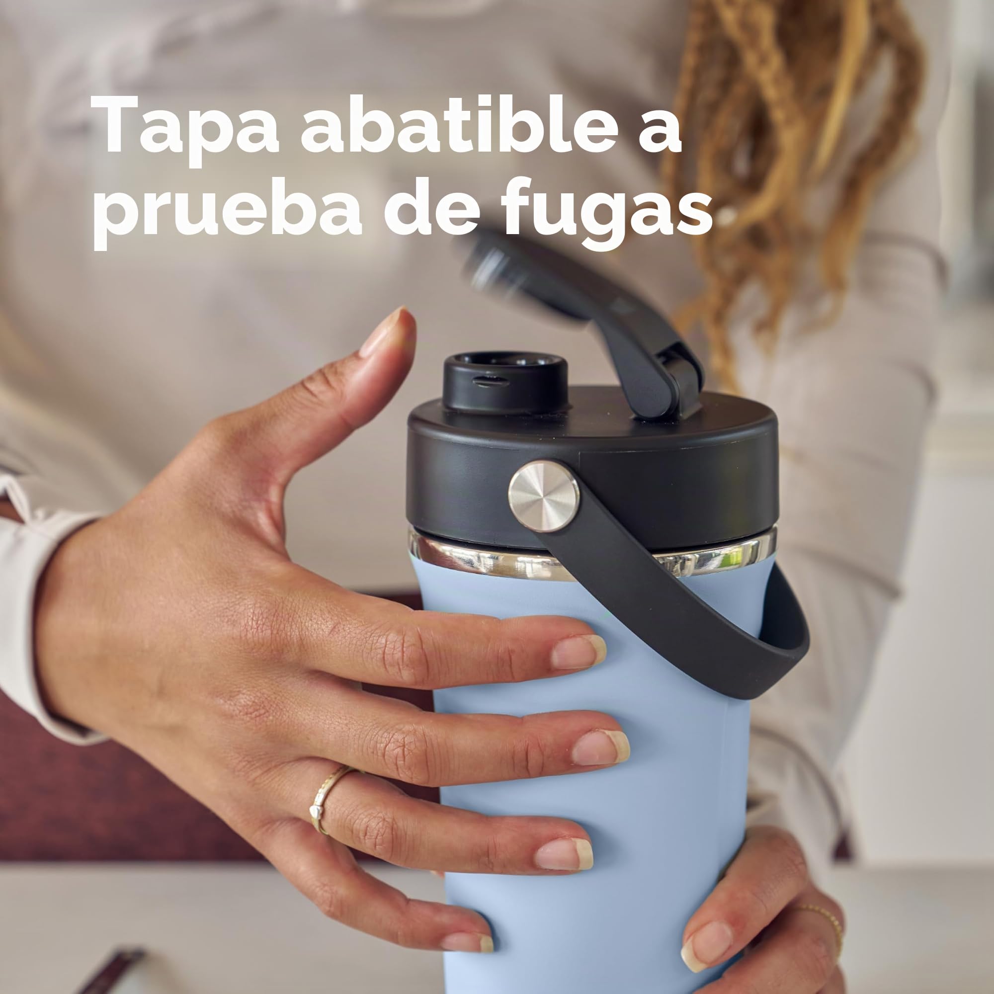 hydro-flask-botella-shaker-de-acero-inoxidable-aislado-710-ml-24-oz-mezclador-re image 5