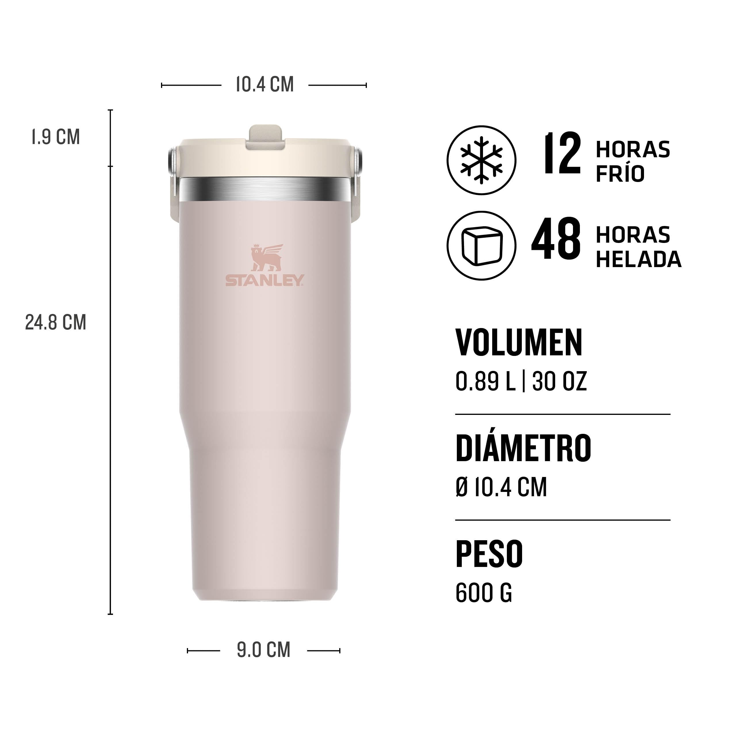 stanley-1913-iceflow-flip-straw-botella-agua-con-pajita-0-89-l-rose-quartz-t-rmi image 3