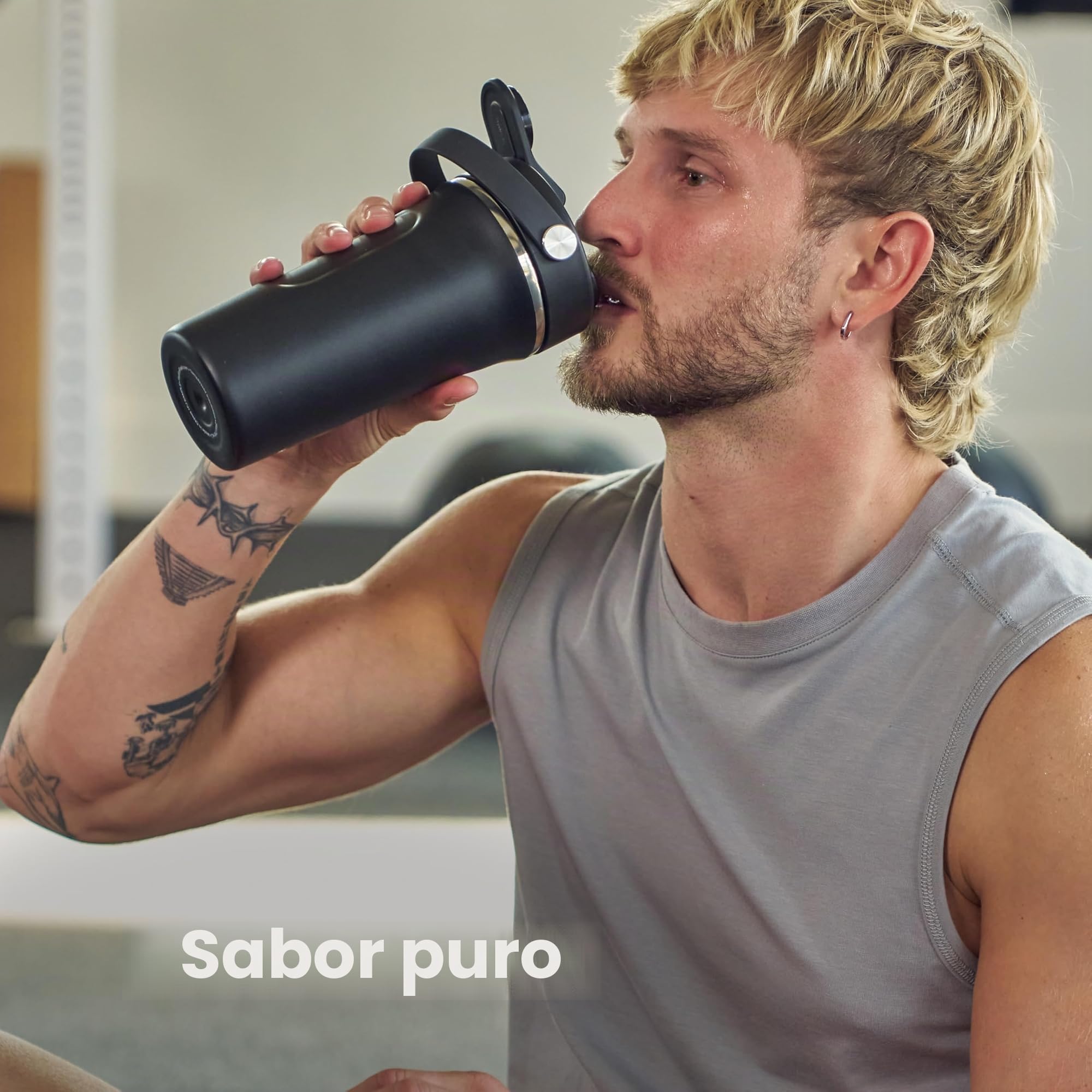 hydro-flask-botella-shaker-de-acero-inoxidable-aislado-710-ml-24-oz-mezclador-re image 6
