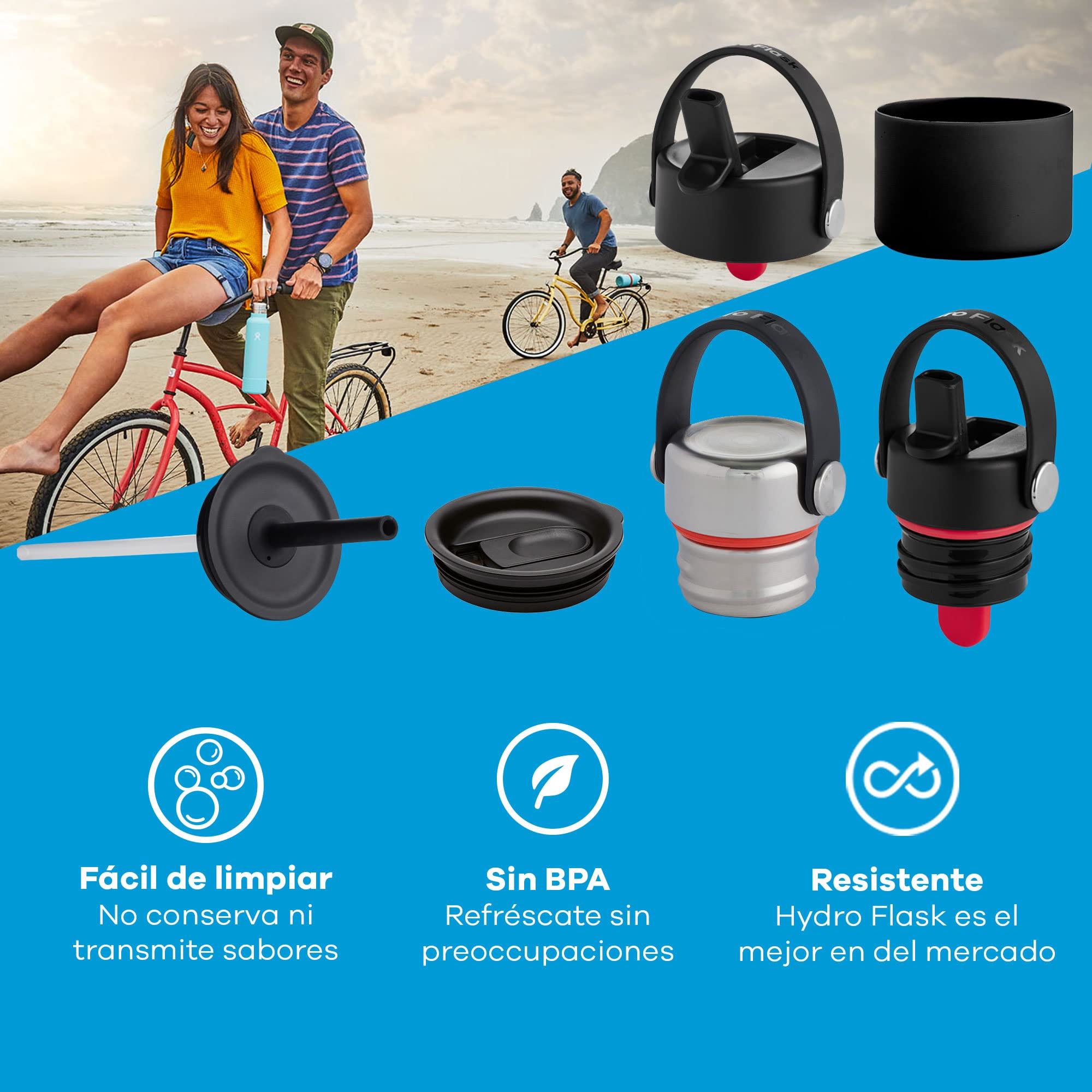 hydro-flask-flex-cap-tap-n-antifugas-de-repuesto-para-botella-t-rmica-boca-ancha image 2