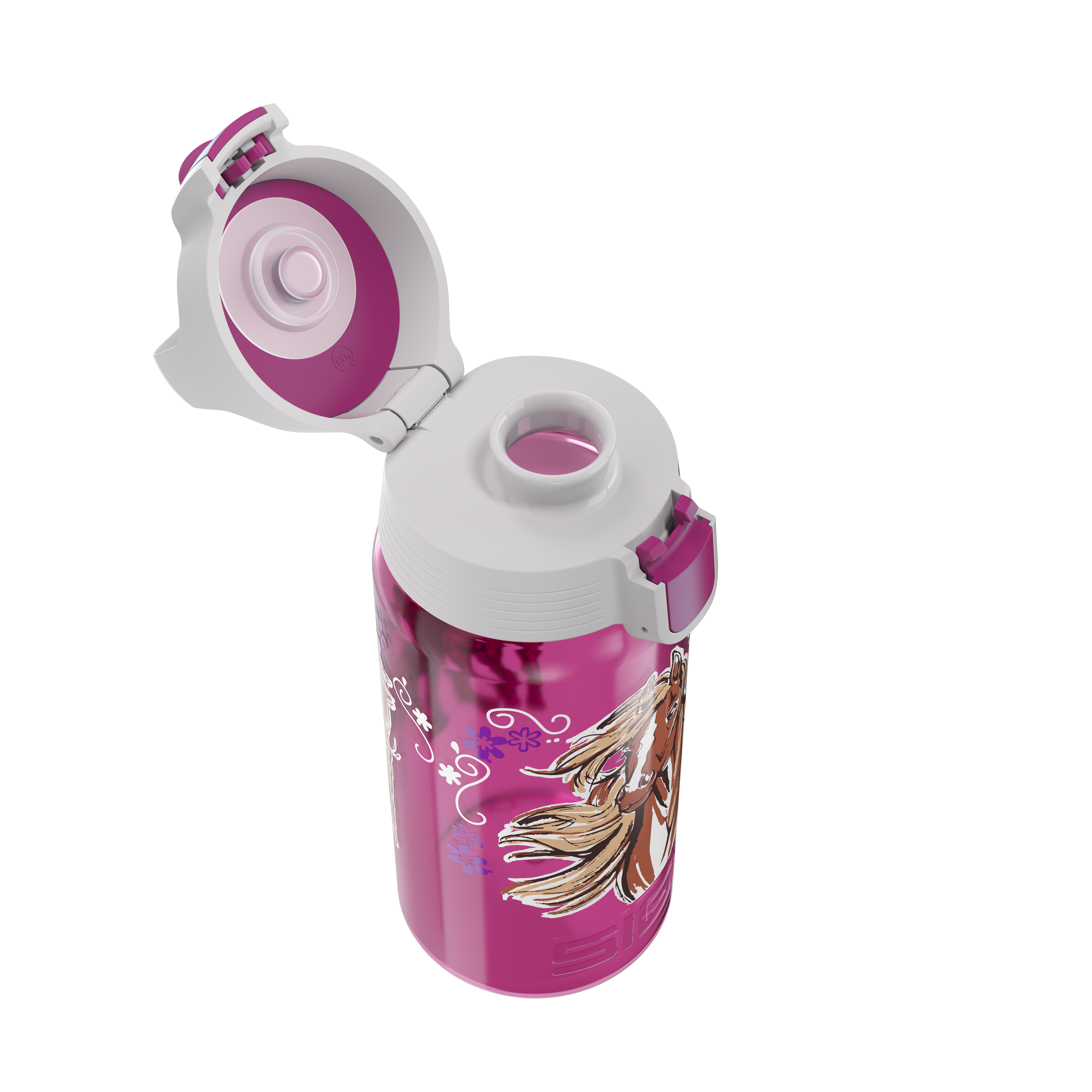 sigg-viva-one-everyday-set-botella-escurridor-horse-flower image 5
