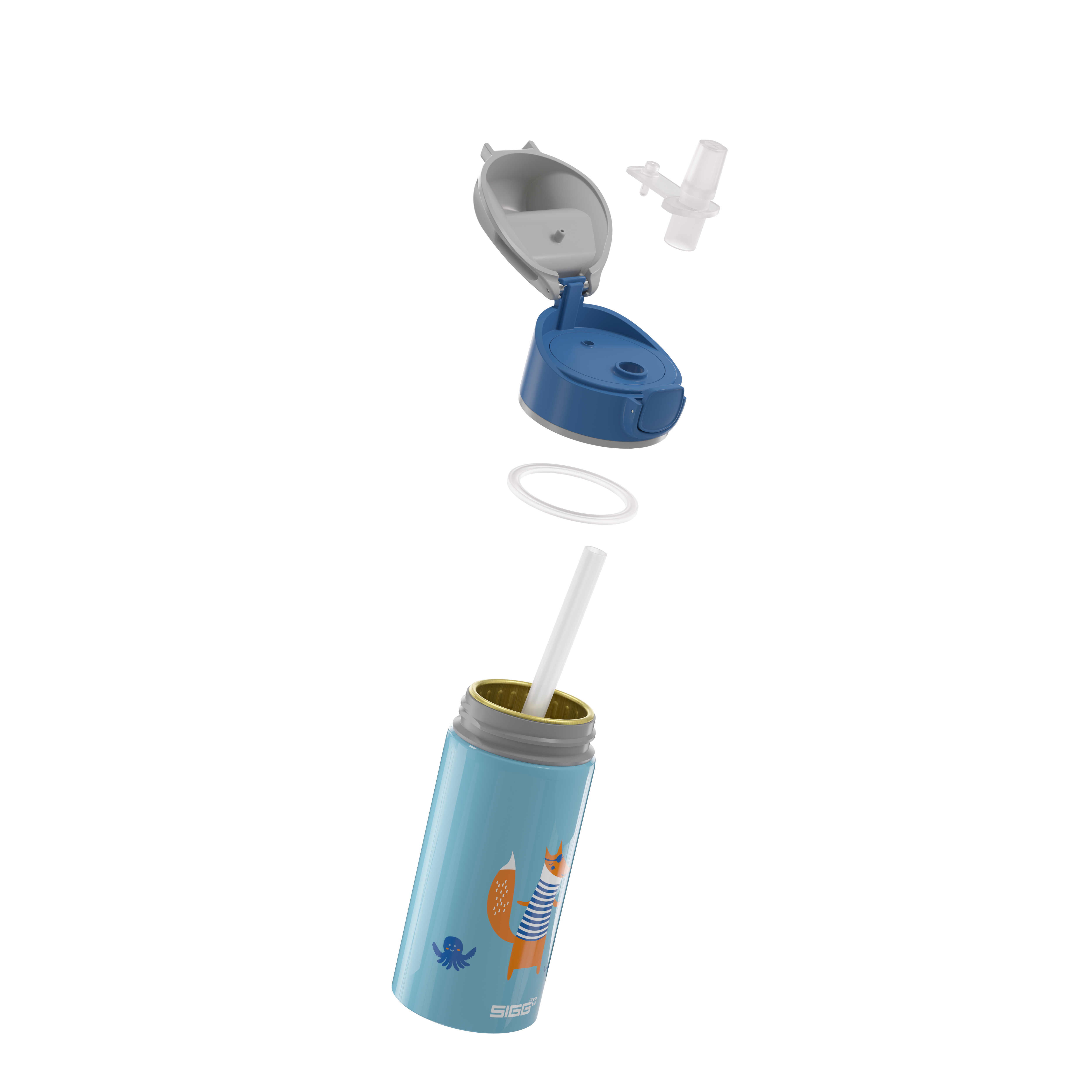 sigg-miracle-kids-alu-animals-botella-de-aluminio-infantil-con-pajita-integrada- image 2