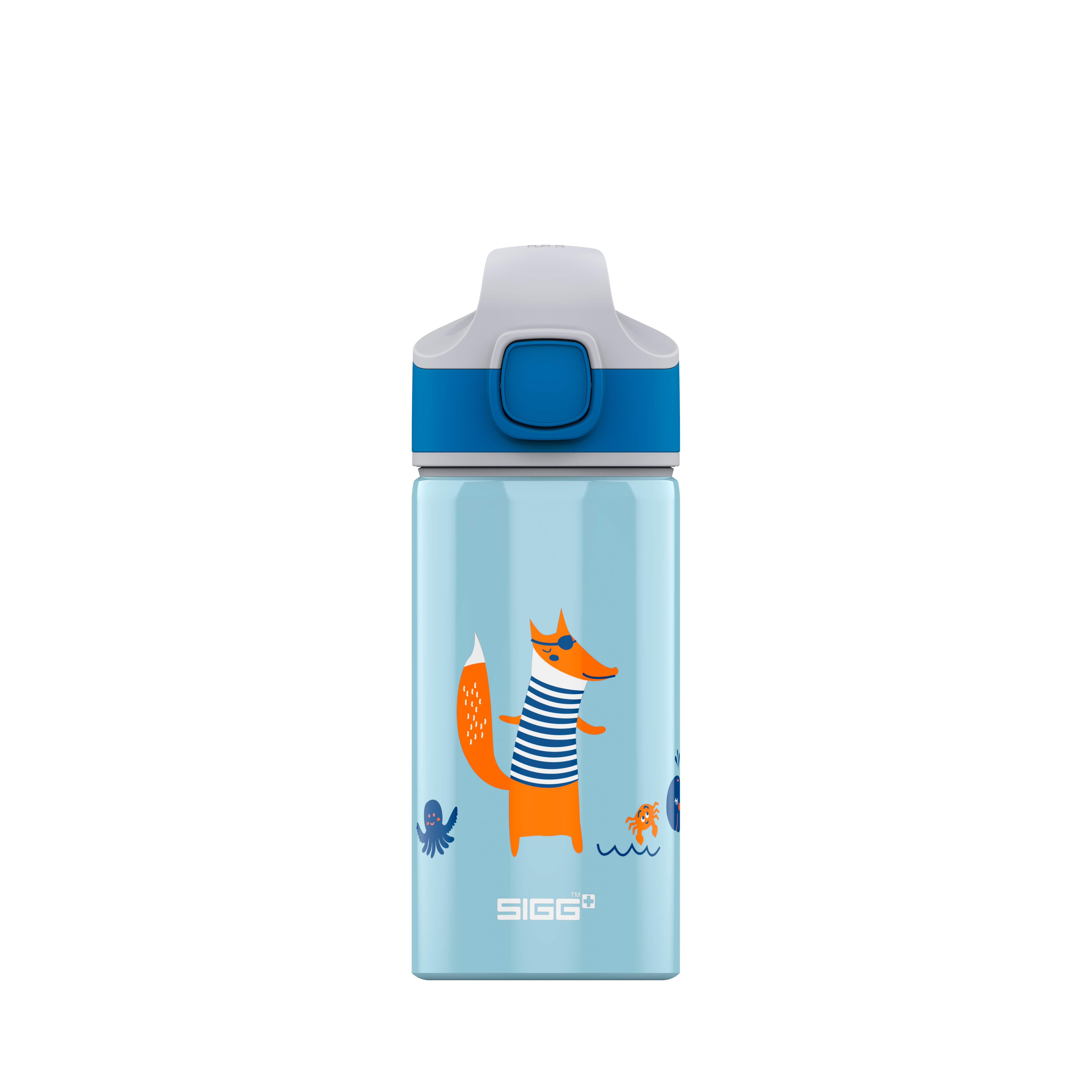 sigg-miracle-kids-alu-animals-botella-de-aluminio-infantil-con-pajita-integrada- image 1