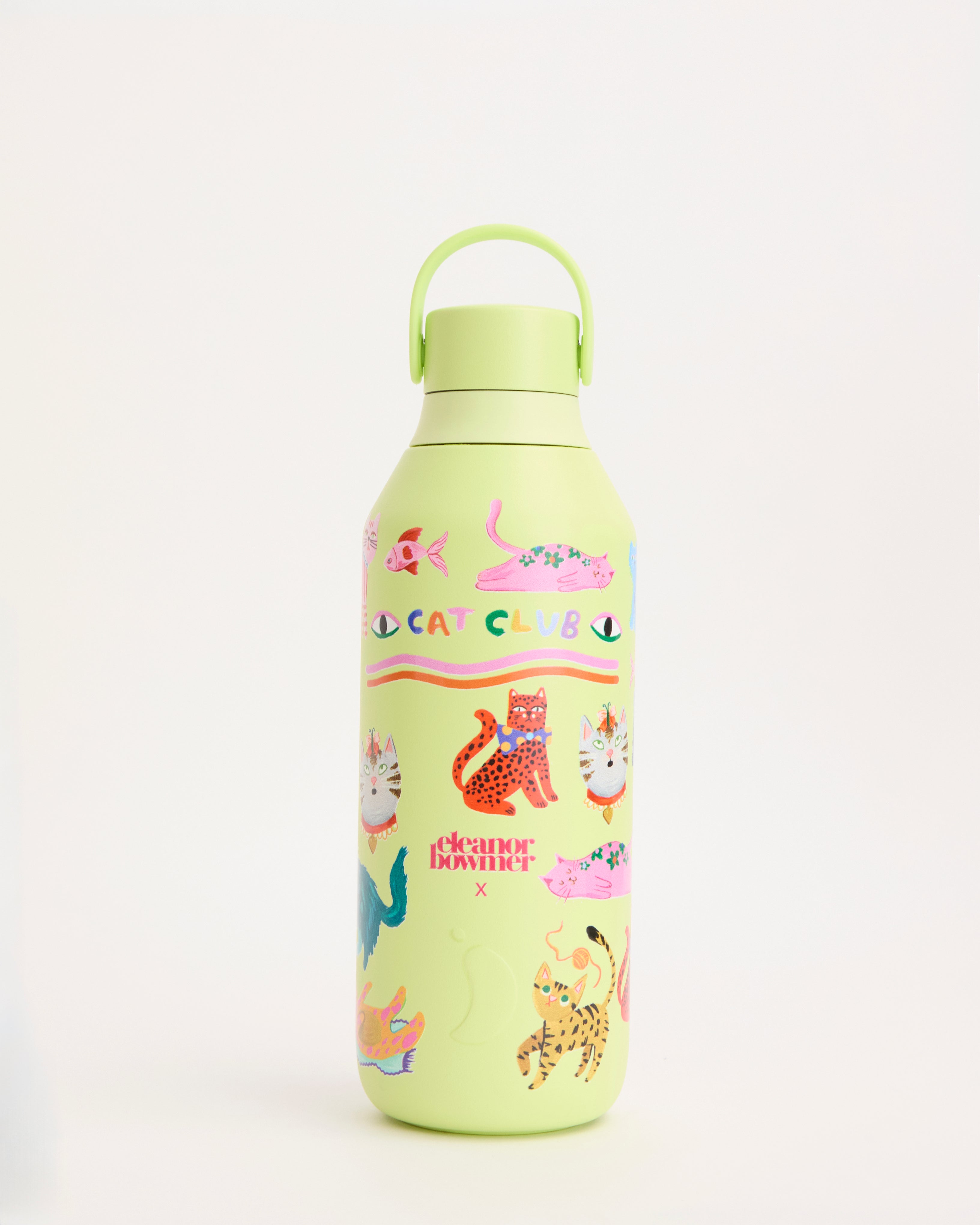 chilly-s-x-eleanor-bowmer-cat-club-botella-de-agua-serie-3-fr-o-36-h-acero-recic image 1
