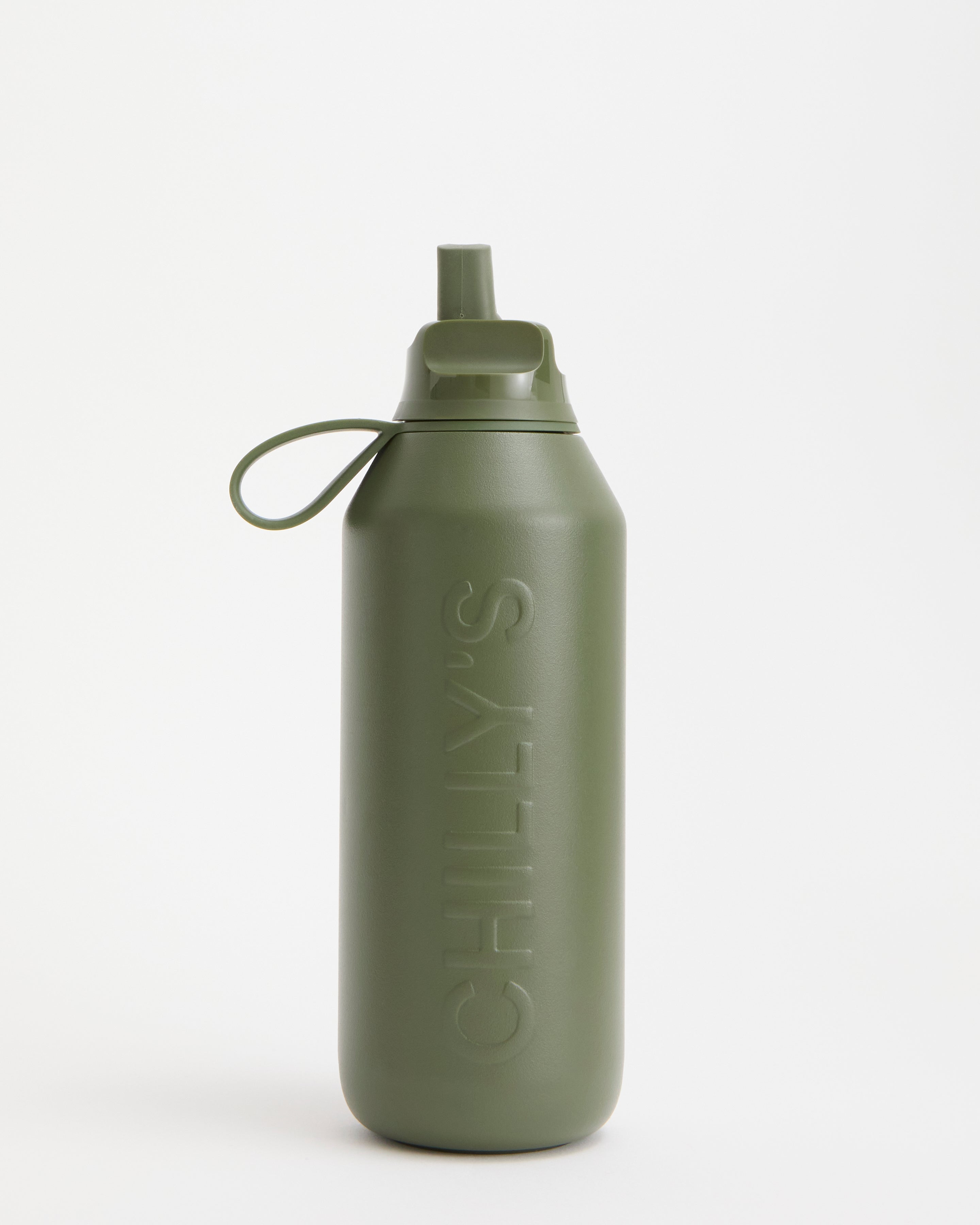chilly-s-series-3-flip-cargo-green-botella-deportiva-de-acero-inoxidable-100-ant image 1