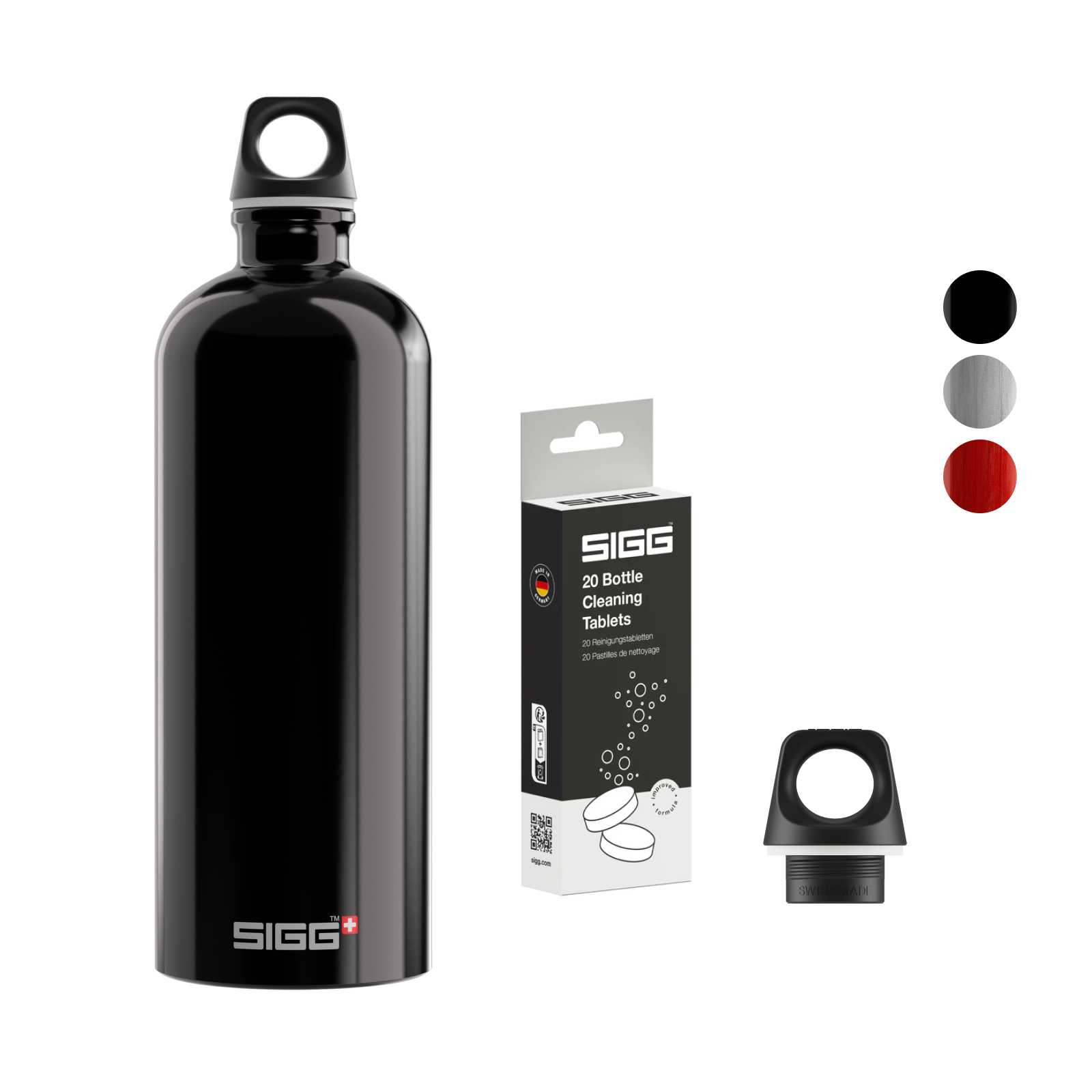 sigg-traveller-starter-set-erwachsene-kit-de-botella-traveller-pastillas-de-limp image 1