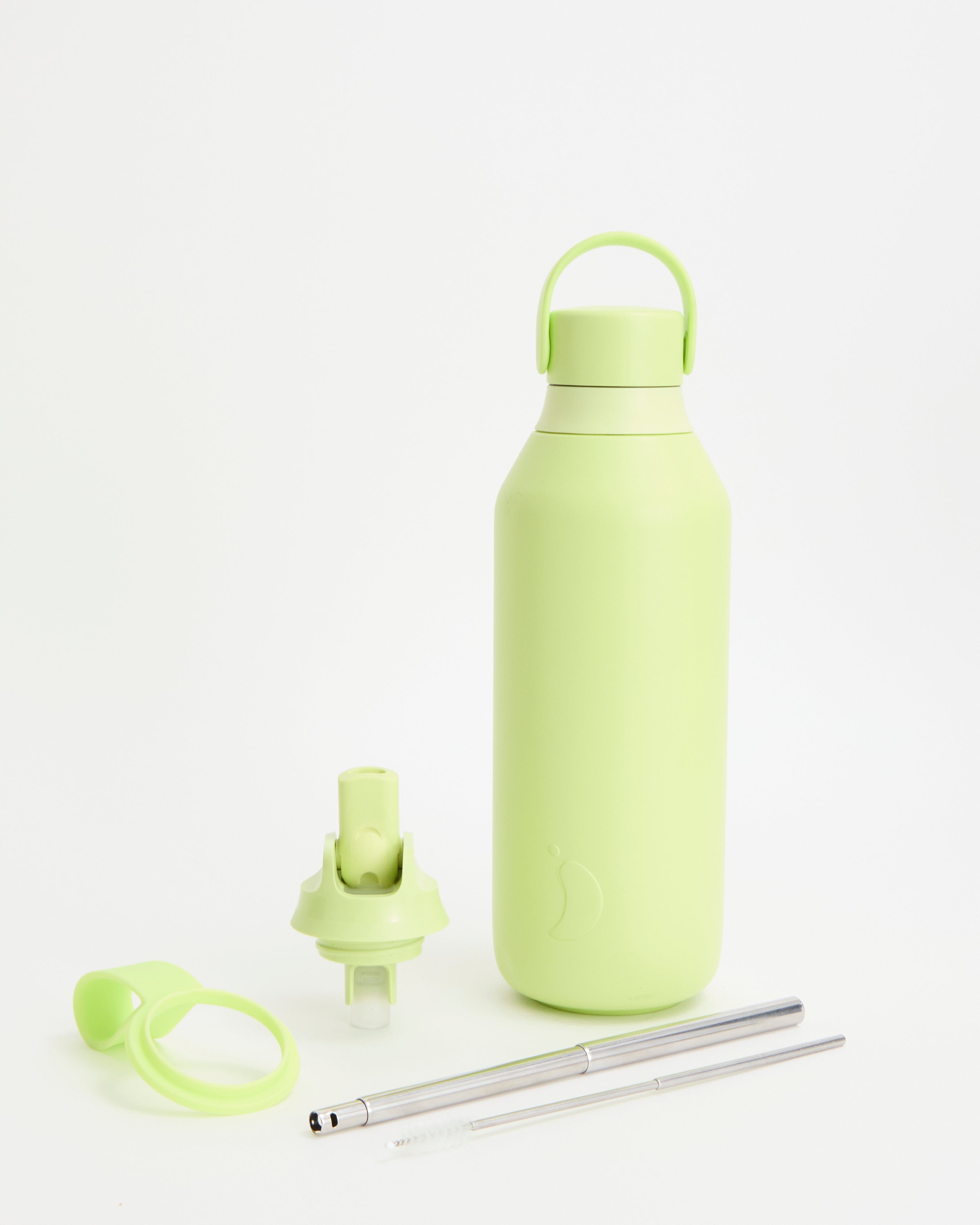 chilly-s-series-3-limelite-green-flip-duo-set-de-botella-aislada-con-tapa-flip-y image 1