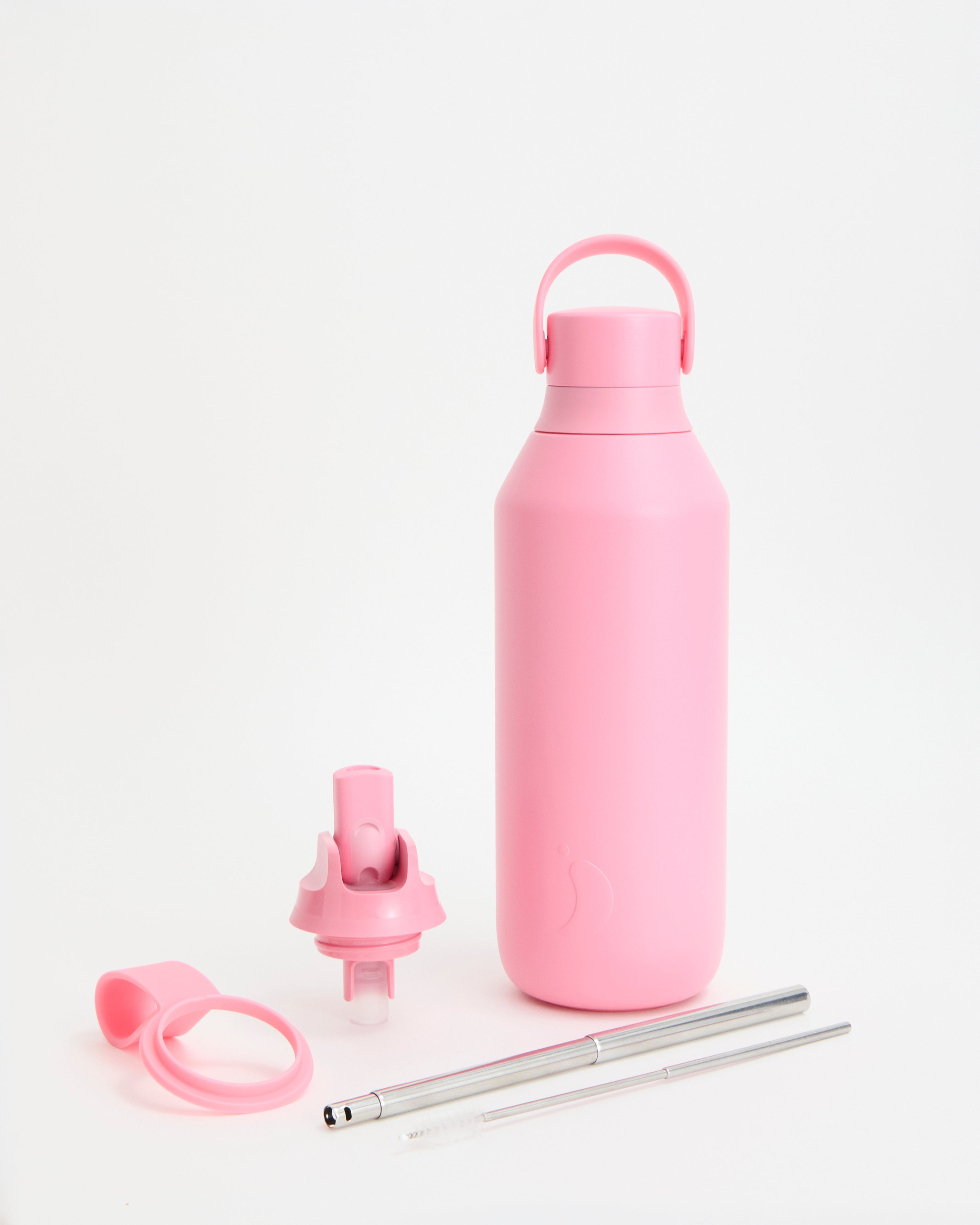 chilly-s-serie-3-flip-duo-lotus-pink-pack-botella-y-tapa-flip-con-pajita-de-acer image 1