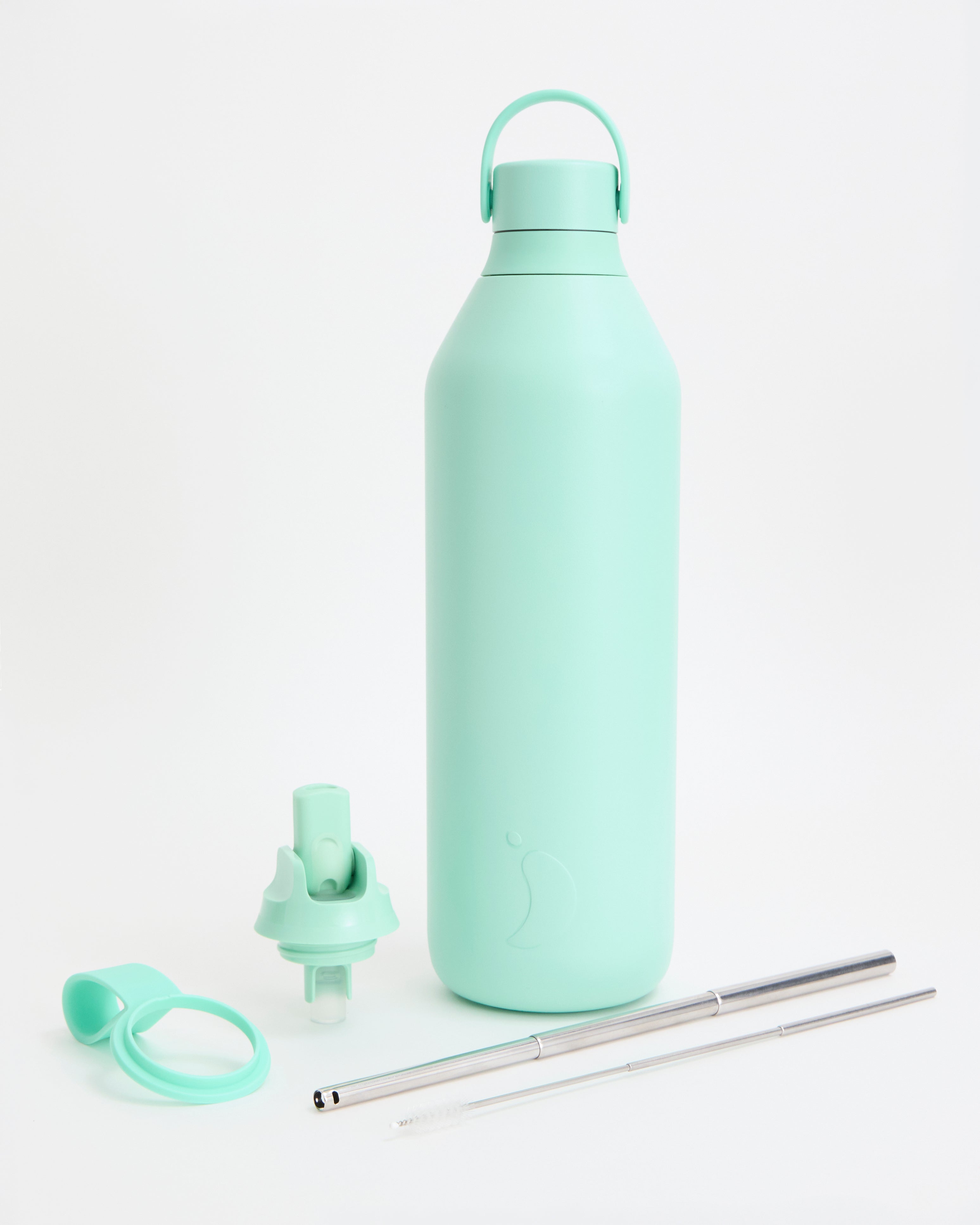 chilly-s-opal-green-flip-duo-pack-botella-serie-3-con-tapa-abatible-y-pajita-de- image 3