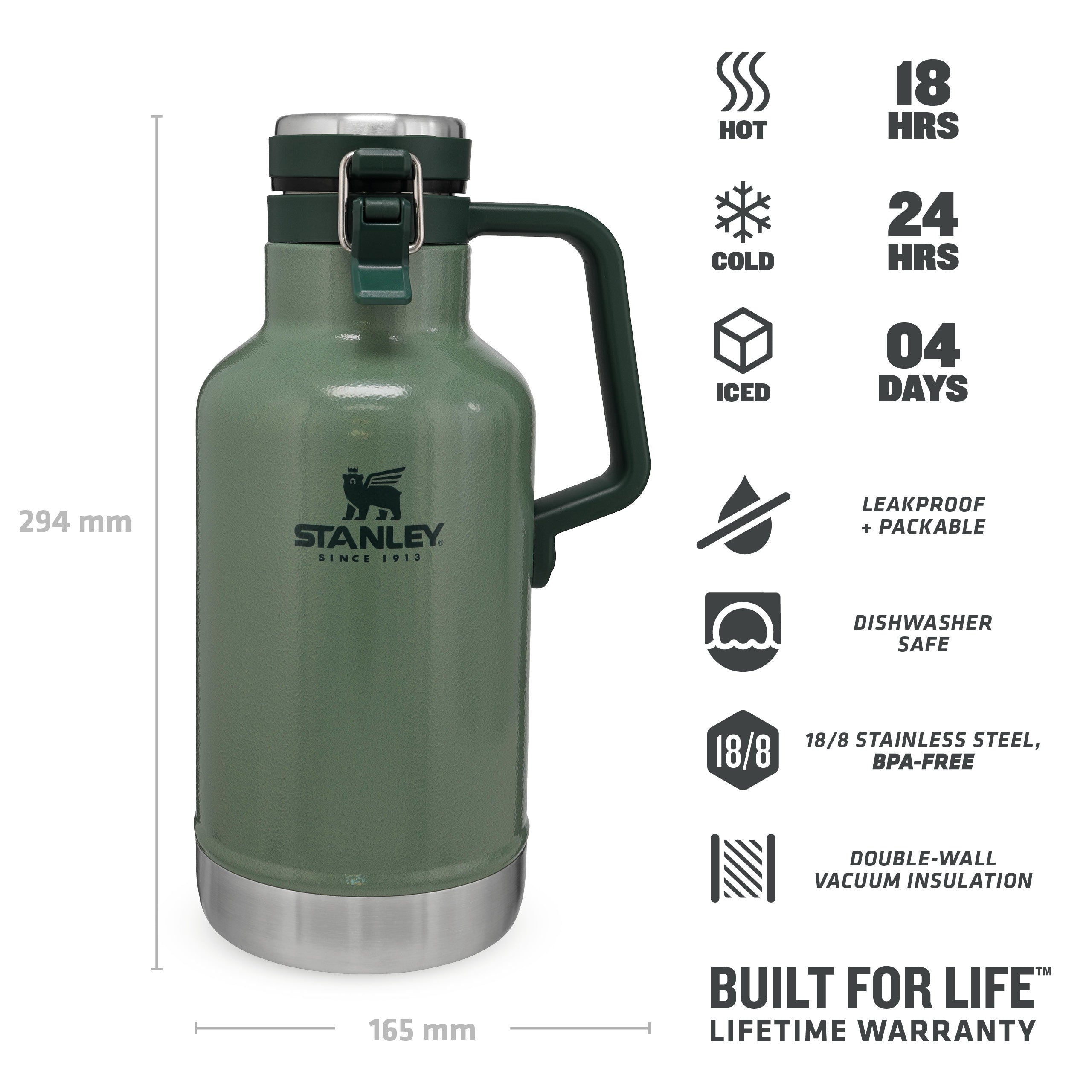 stanley-1913-easy-pour-growler-1-9-l-growler-de-cerveza-de-acero-inoxidable-con- image 3
