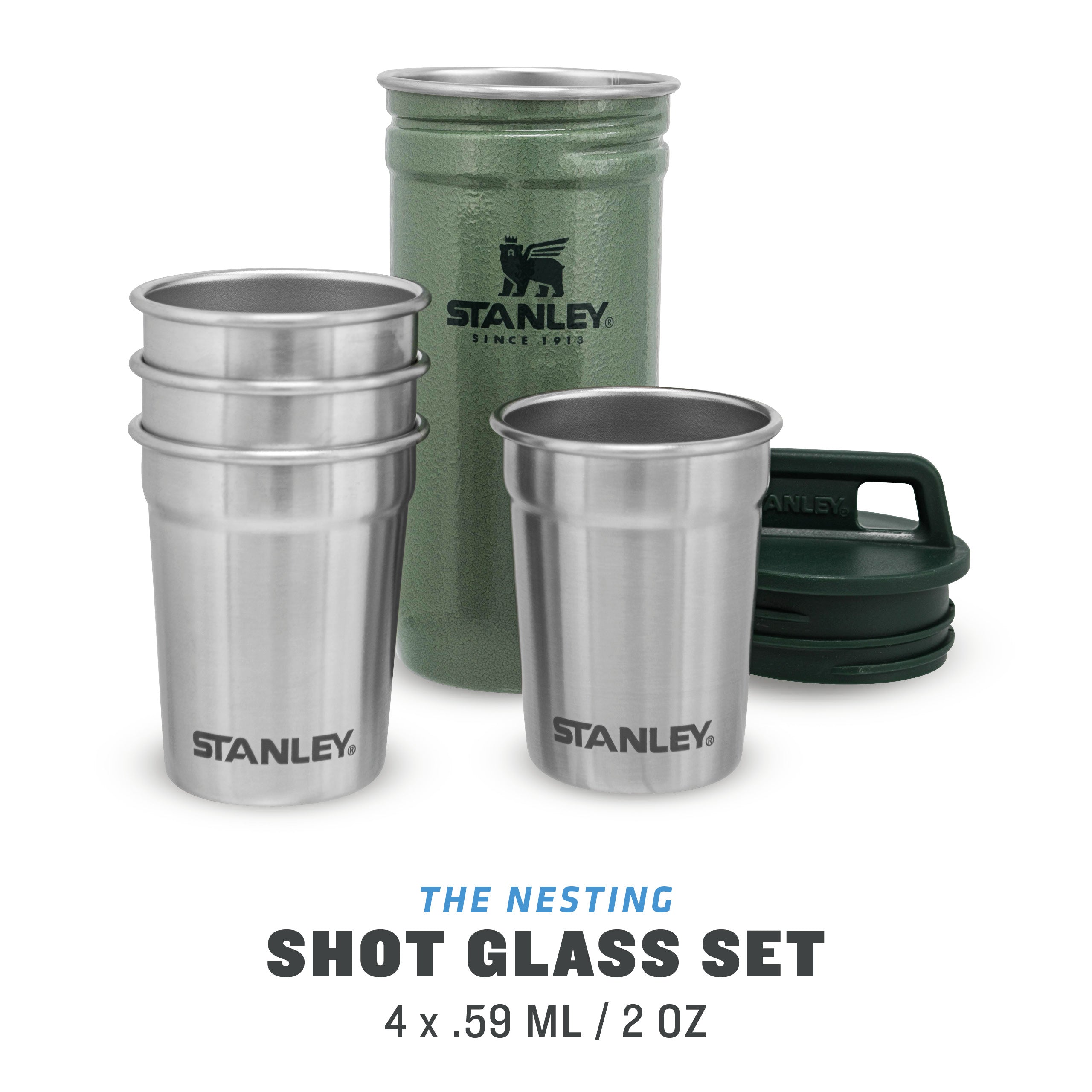 stanley-1913-adventure-nesting-shot-glass-set-4-vasos-de-chupito-apilables-de-ac image 3